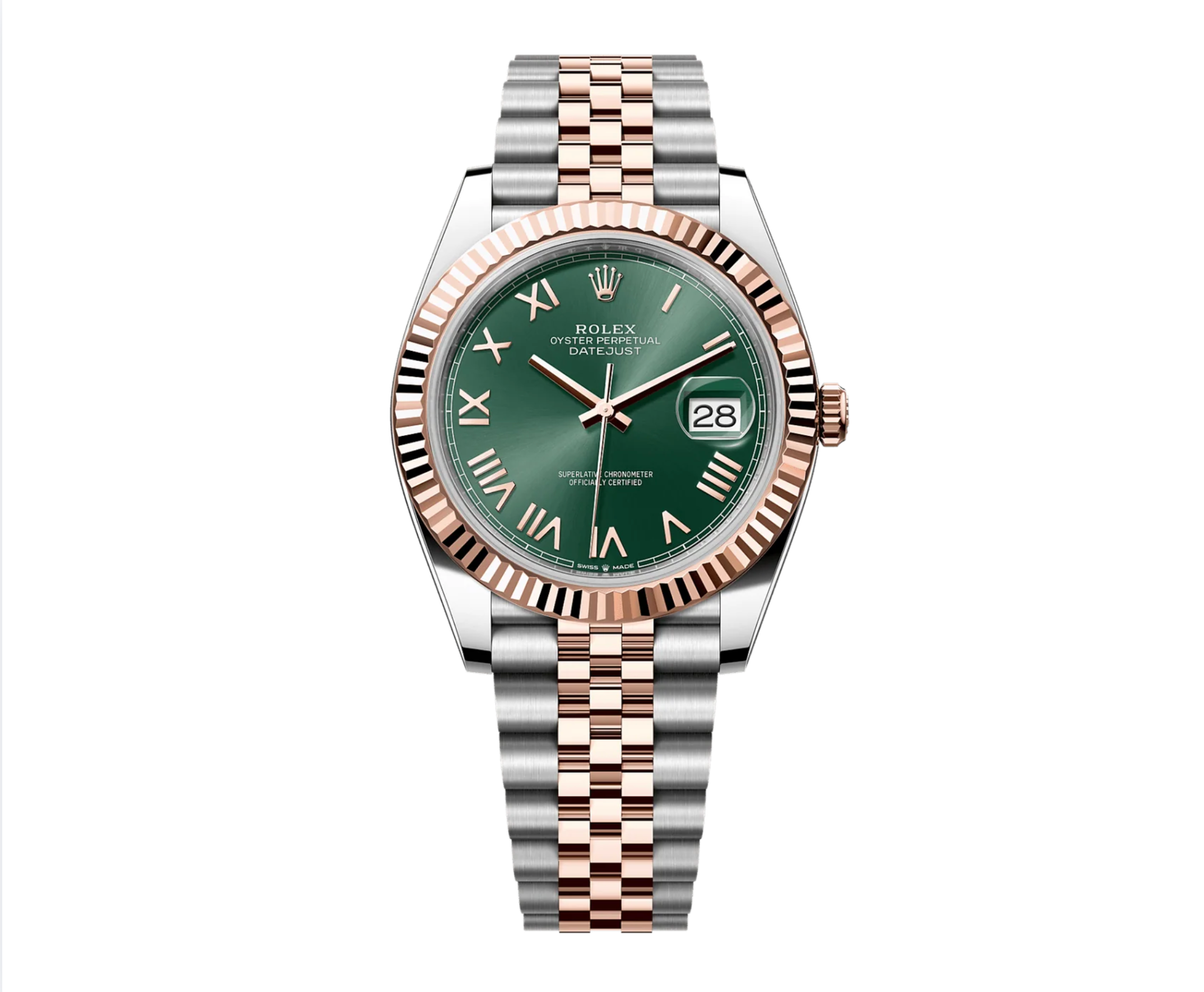 Rolex Datejust 41 Everose Rolesor Mint Green Dial Jubilee Bracelet 126331-0022 – 2026 New Release