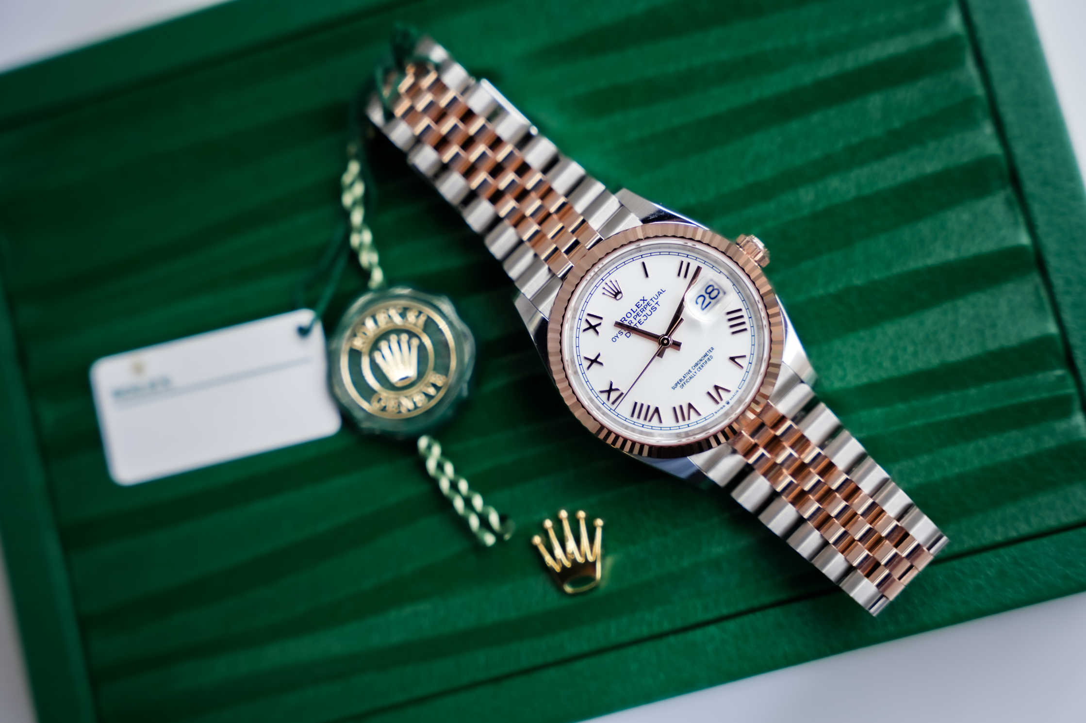 Pre-Owned Rolex Datejust 36 126231 White Roman Dial Jubilee Bracelet