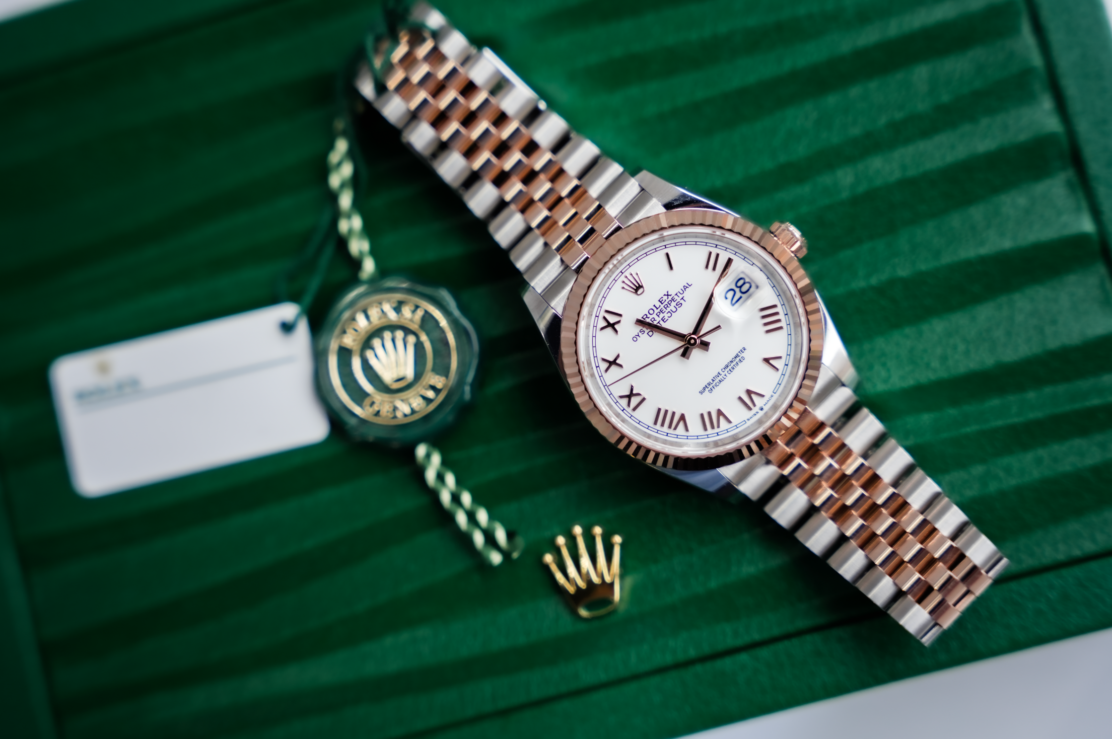 Pre-Owned Rolex Datejust 36 126231 White Roman Dial Jubilee Bracelet