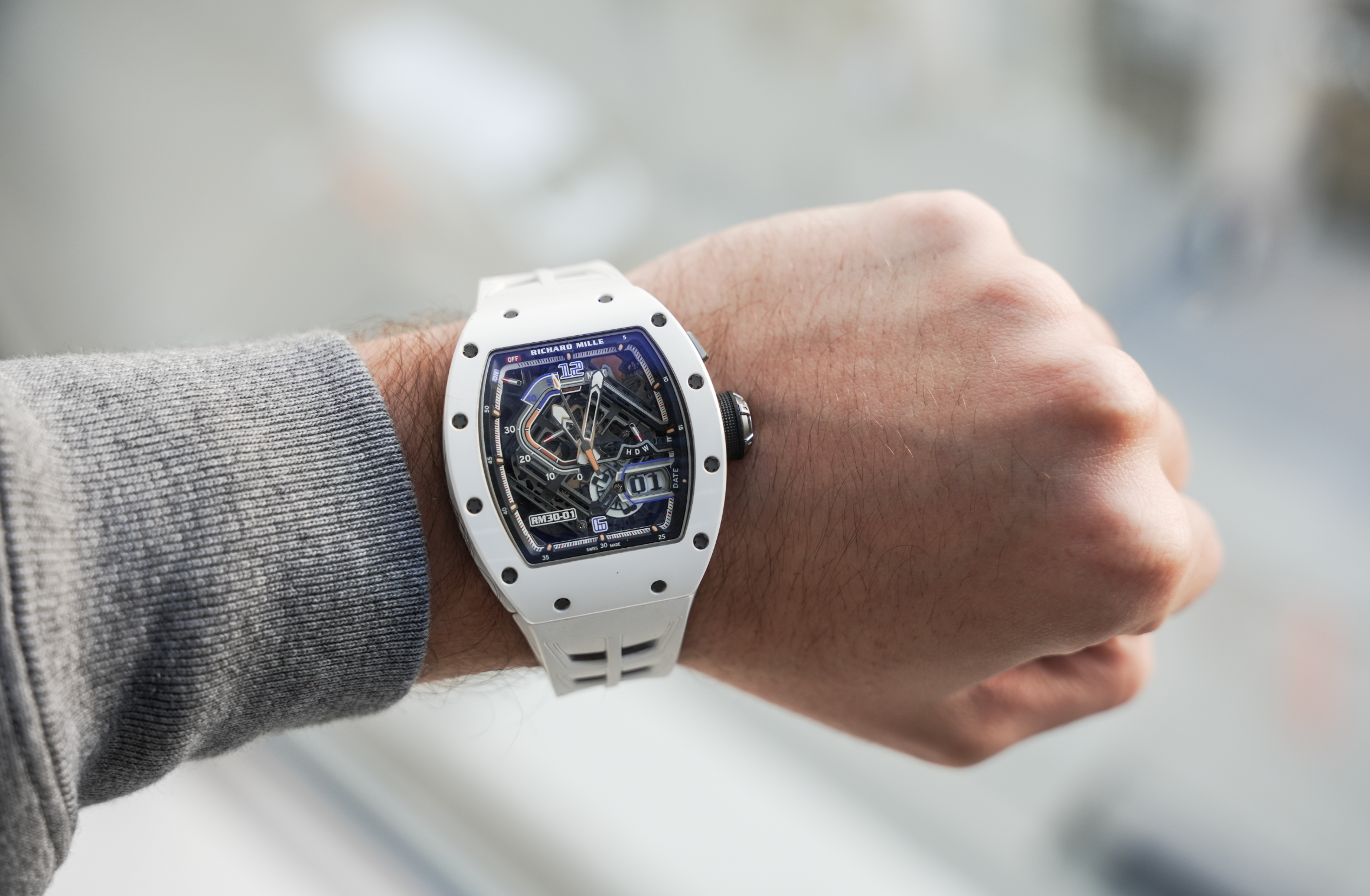 Richard Mille RM 30-01 Automatic Declutchable Rotor White Ceramic 42mm