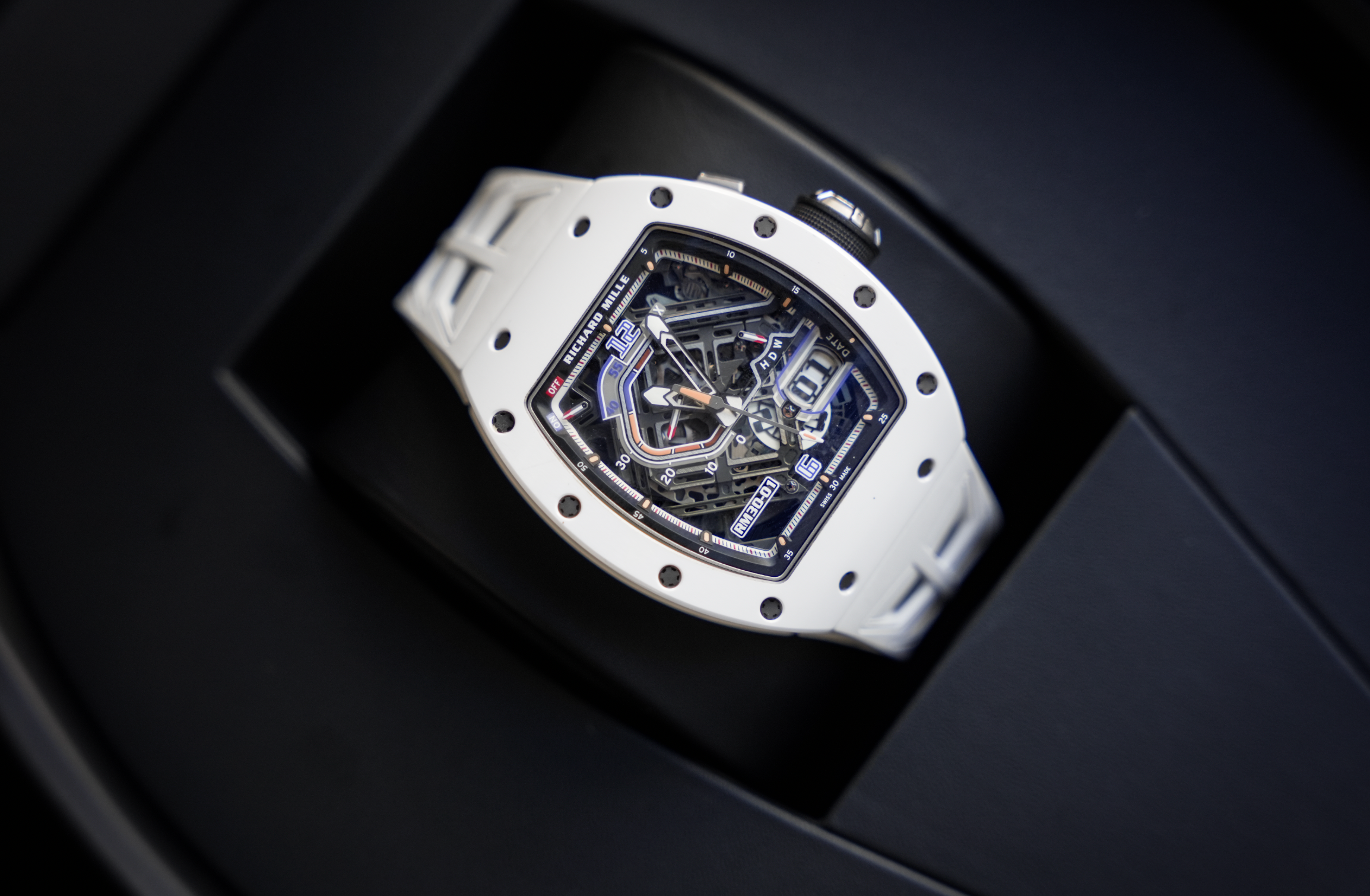 Richard Mille RM 30-01 Automatic Declutchable Rotor White Ceramic 42mm
