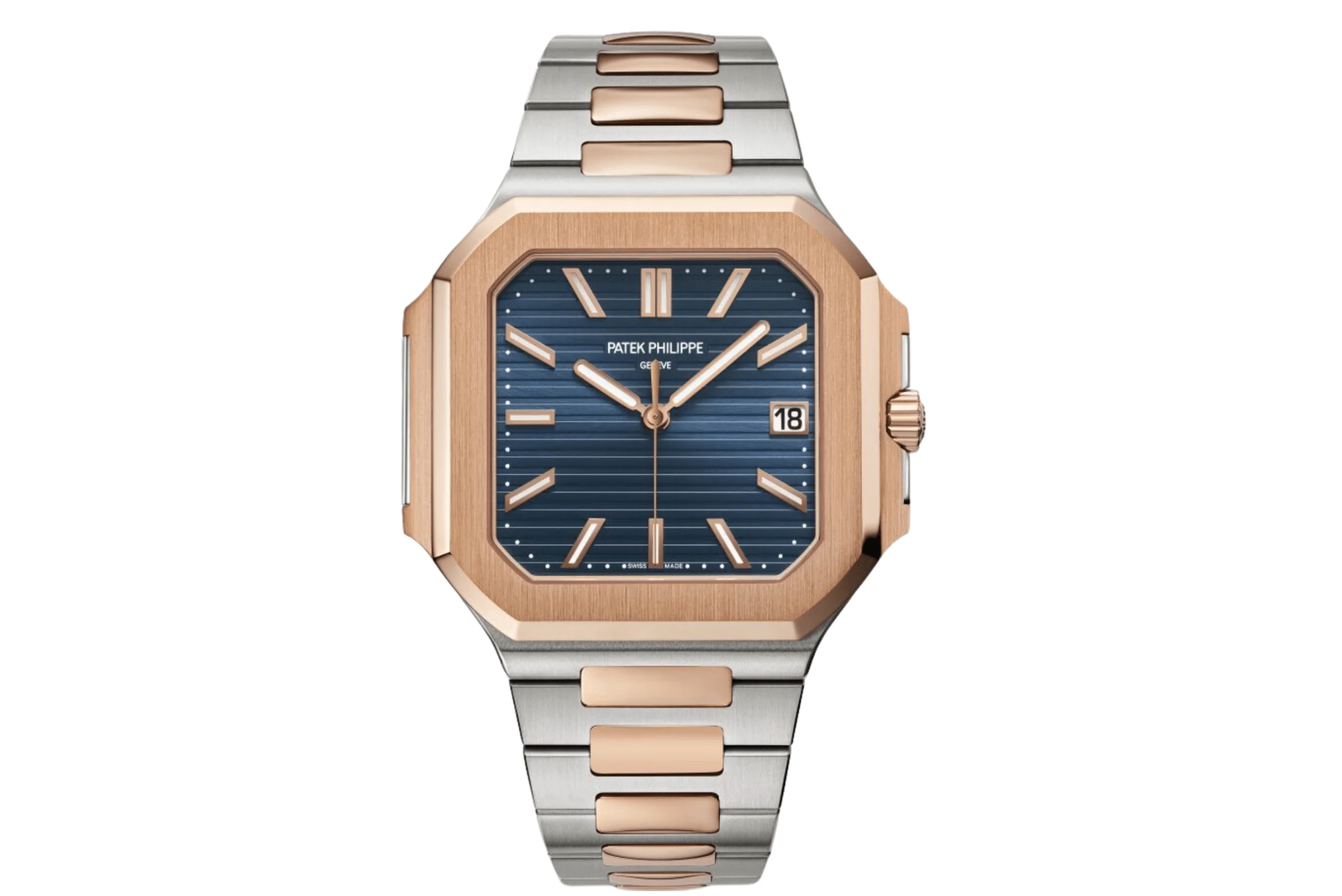 Patek Philippe Cubitus – Stainless Steel & Rose Gold Blue Dial Ref. 5821/1AR-001-Patek Philippe-JD Watches NY