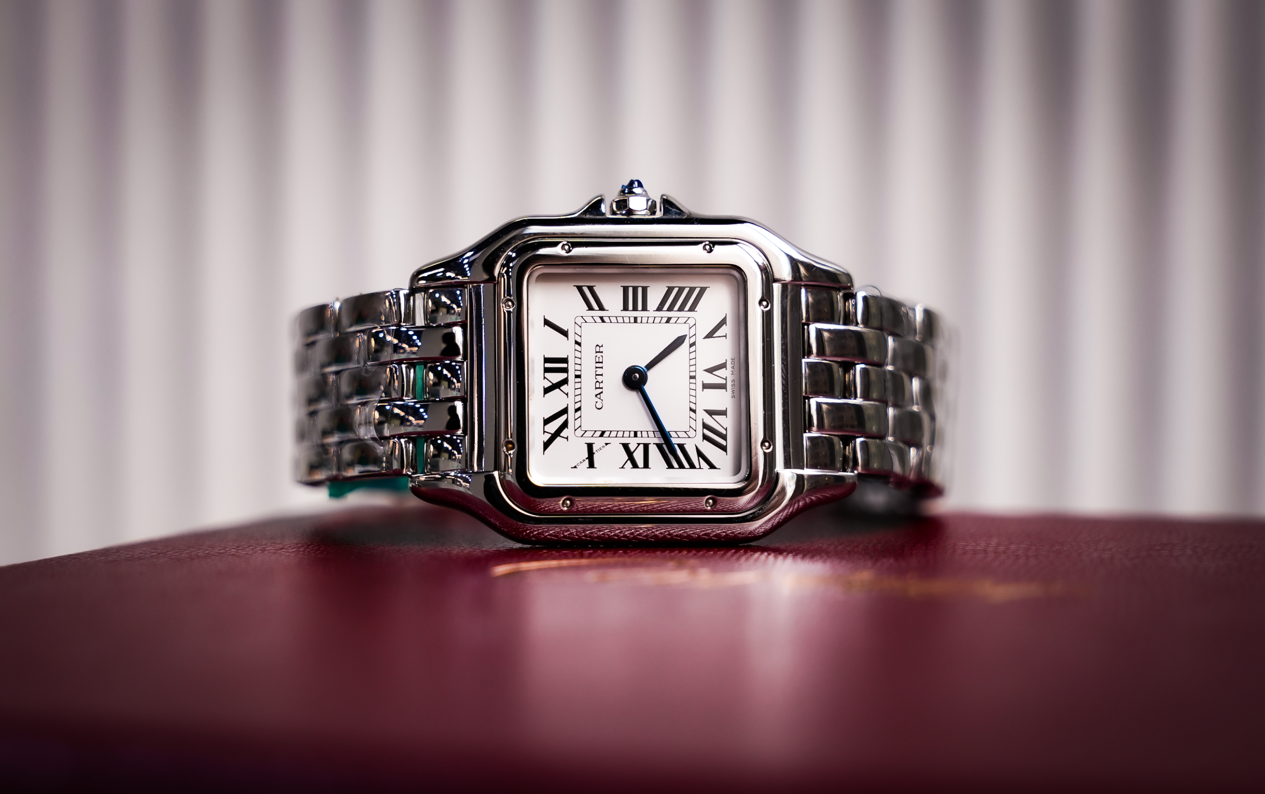 Panthère de Cartier – Medium Model in Steel with Quartz Movement Ref. WSPN0007