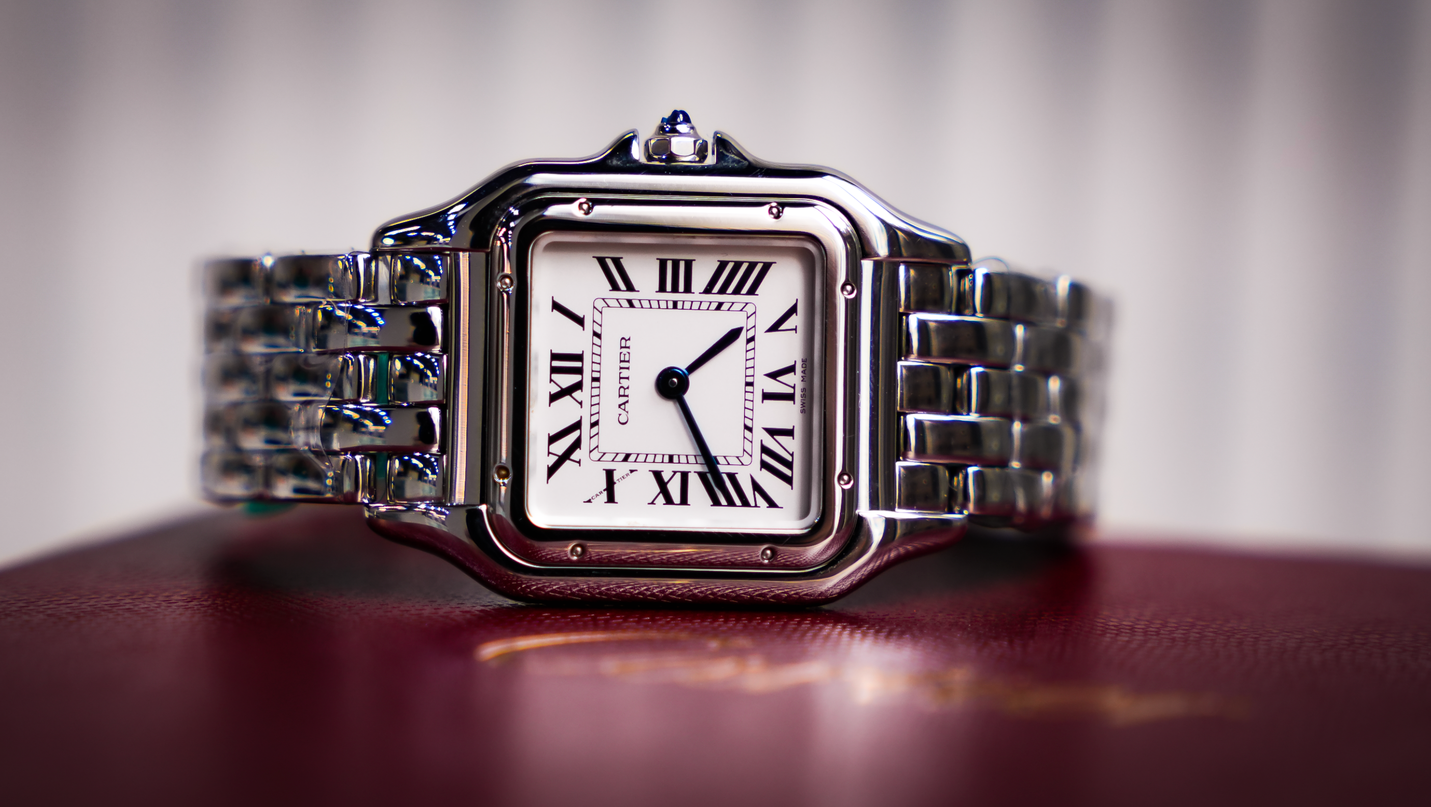 Panthère de Cartier – Medium Model in Steel with Quartz Movement Ref. WSPN0007