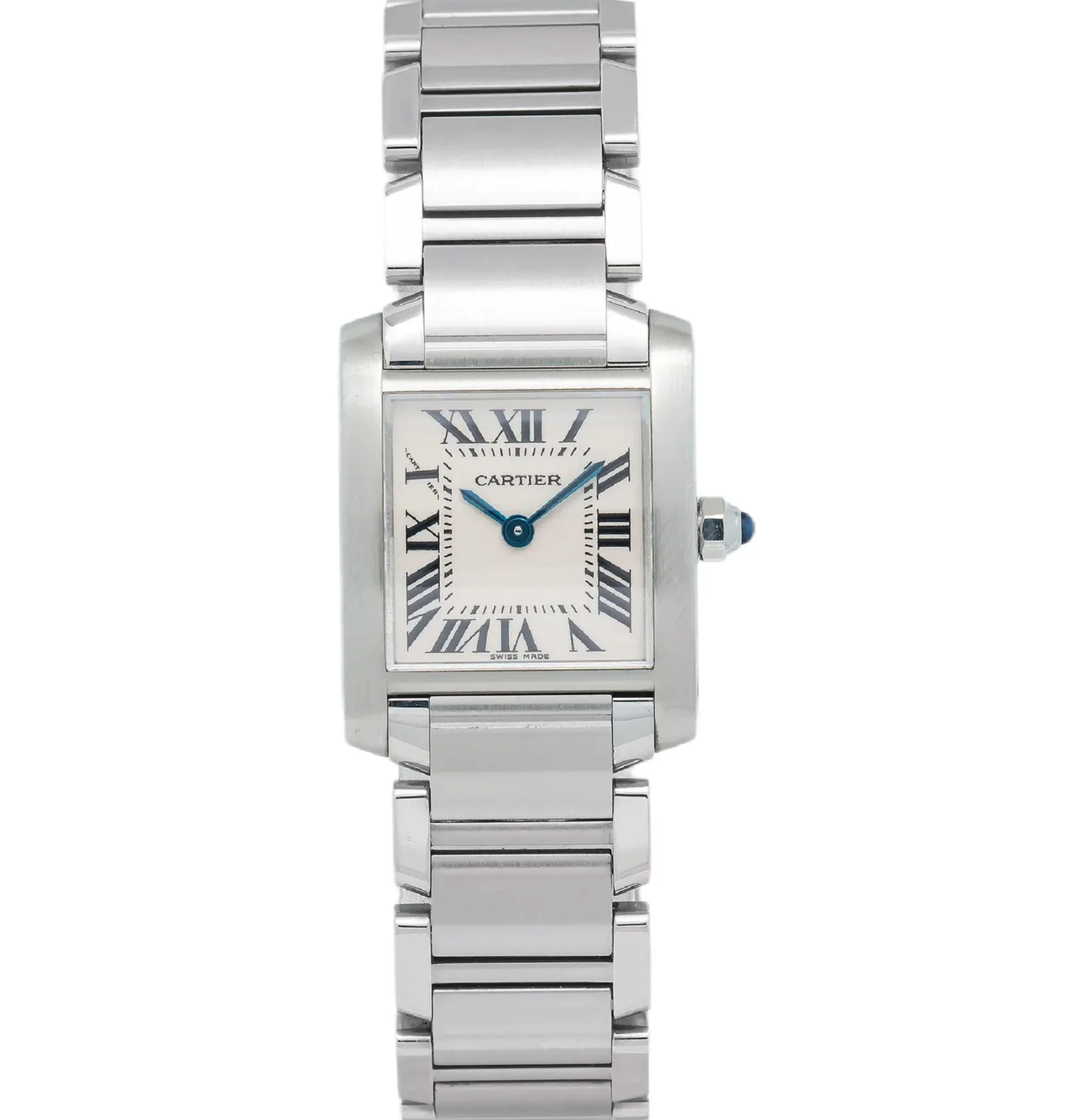 90s/00s Cartier Manhattan ハーフリムオーバルプラチナ Cartier – JD Watches NY