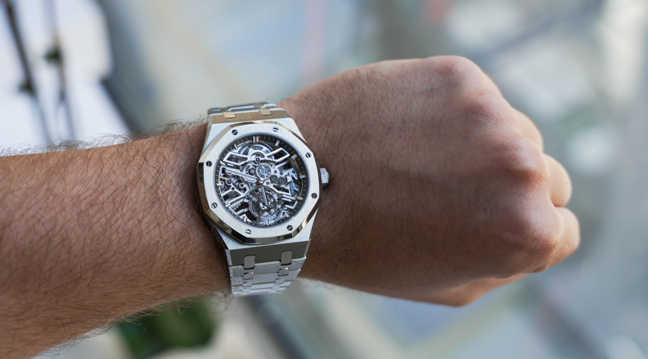 Audemars Piguet Royal Oak Selfwinding Flying Tourbillon Openworked – 41mm Stainless Steel (Ref. 26735ST.OO.1320ST.01) (Year 2023)