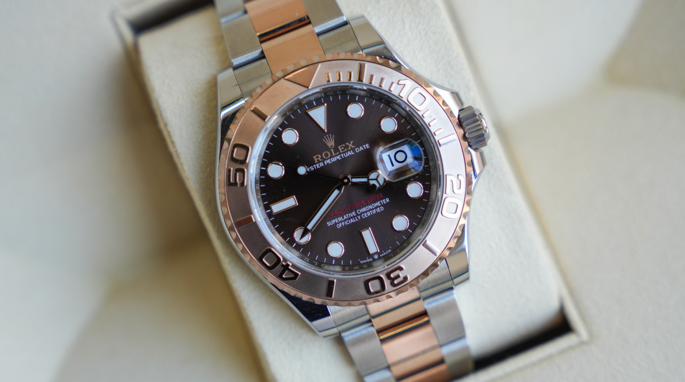 Pre-Owned Rolex Yacht-Master 126621 – Everose Rolesor Chocolate Pre-Owned Rolex Yacht-Master 126621 – Everose Rolesor Chocolate