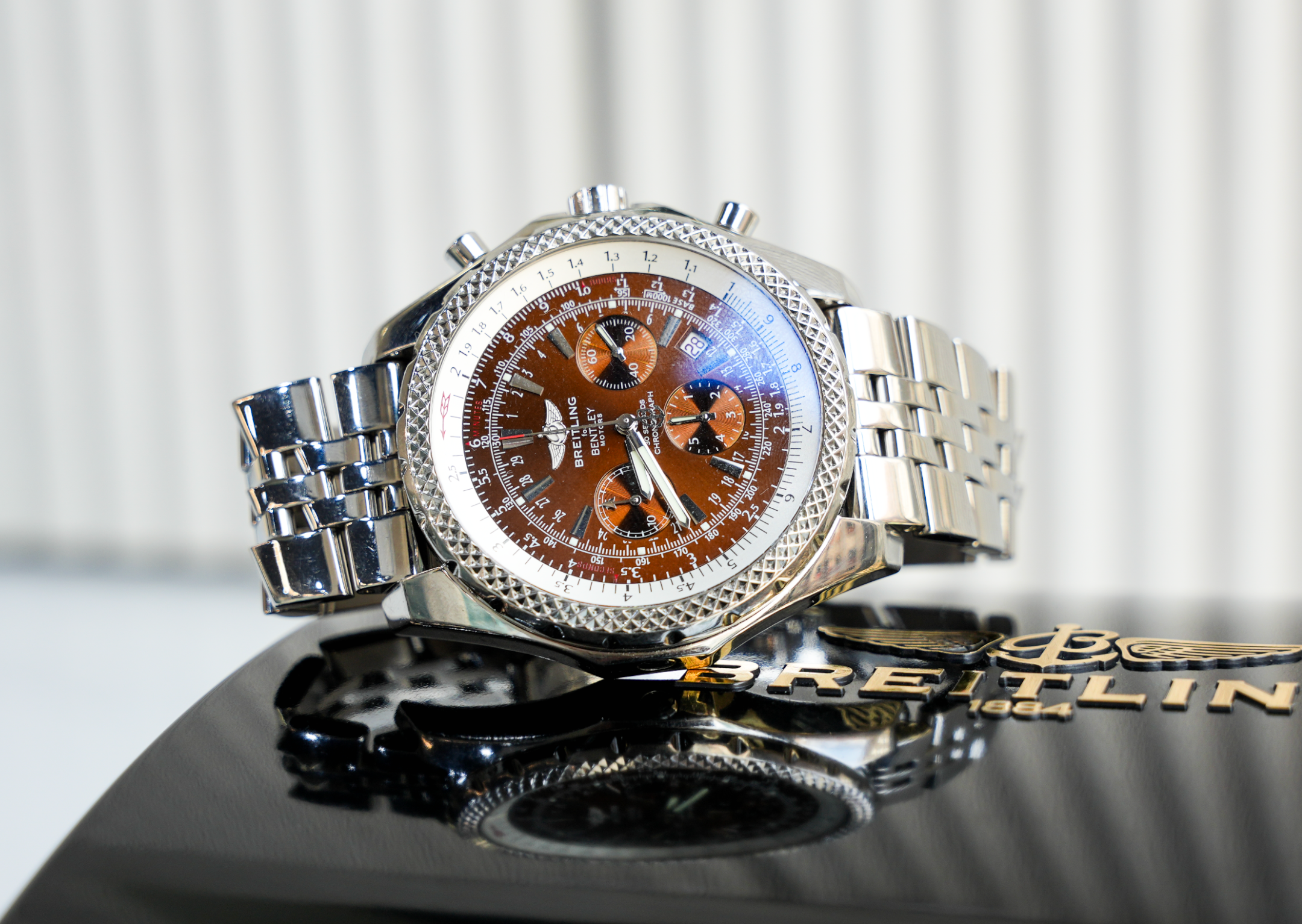 Breitling for Bentley A25362 – Bronze “Havana” Dial with Date | Chronograph Luxury Watch