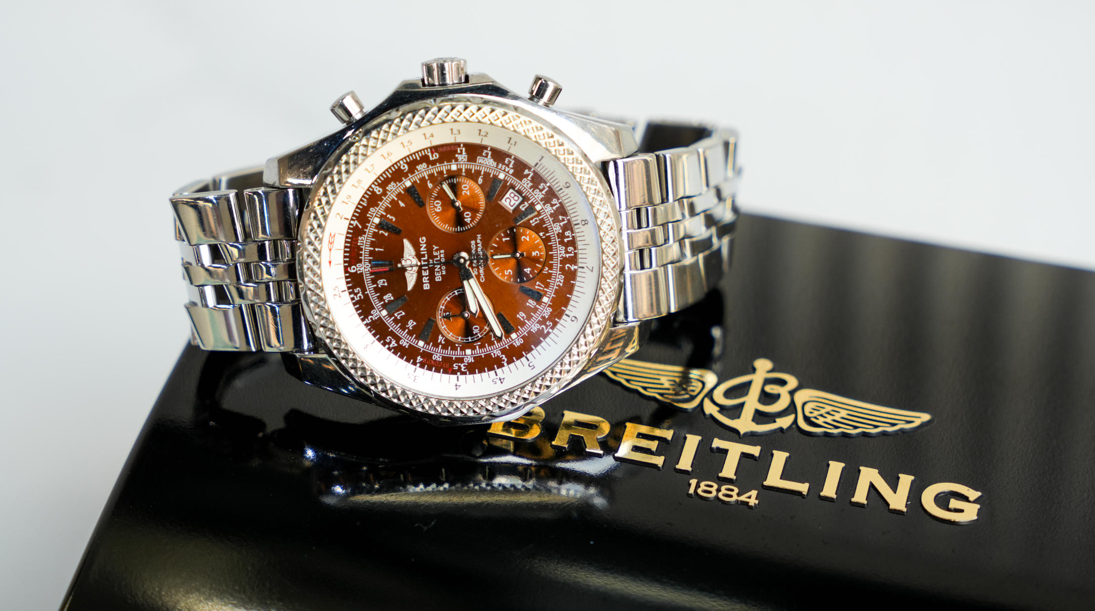 Breitling for Bentley A25362 – Bronze “Havana” Dial with Date | Chronograph Luxury Watch