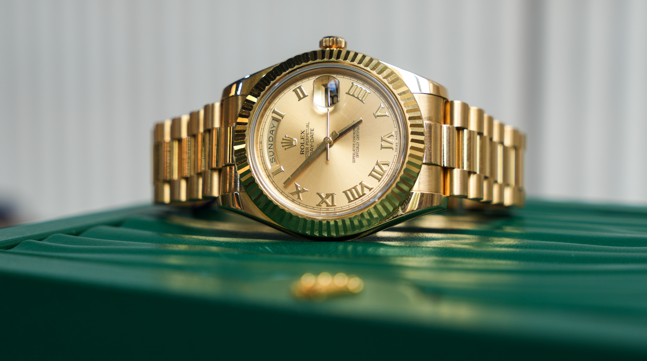 Yellow Gold Rolex Day Date President 41mm Rolex Day-Date II Yellow