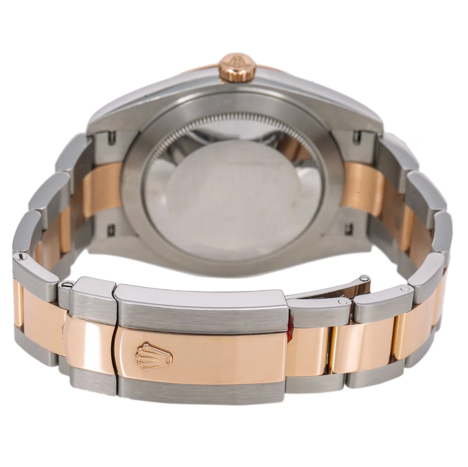 Rolex Datejust 41mm Sundust Roman Dial 18K Everose Gold Fluted Bezel – Ref. 126331