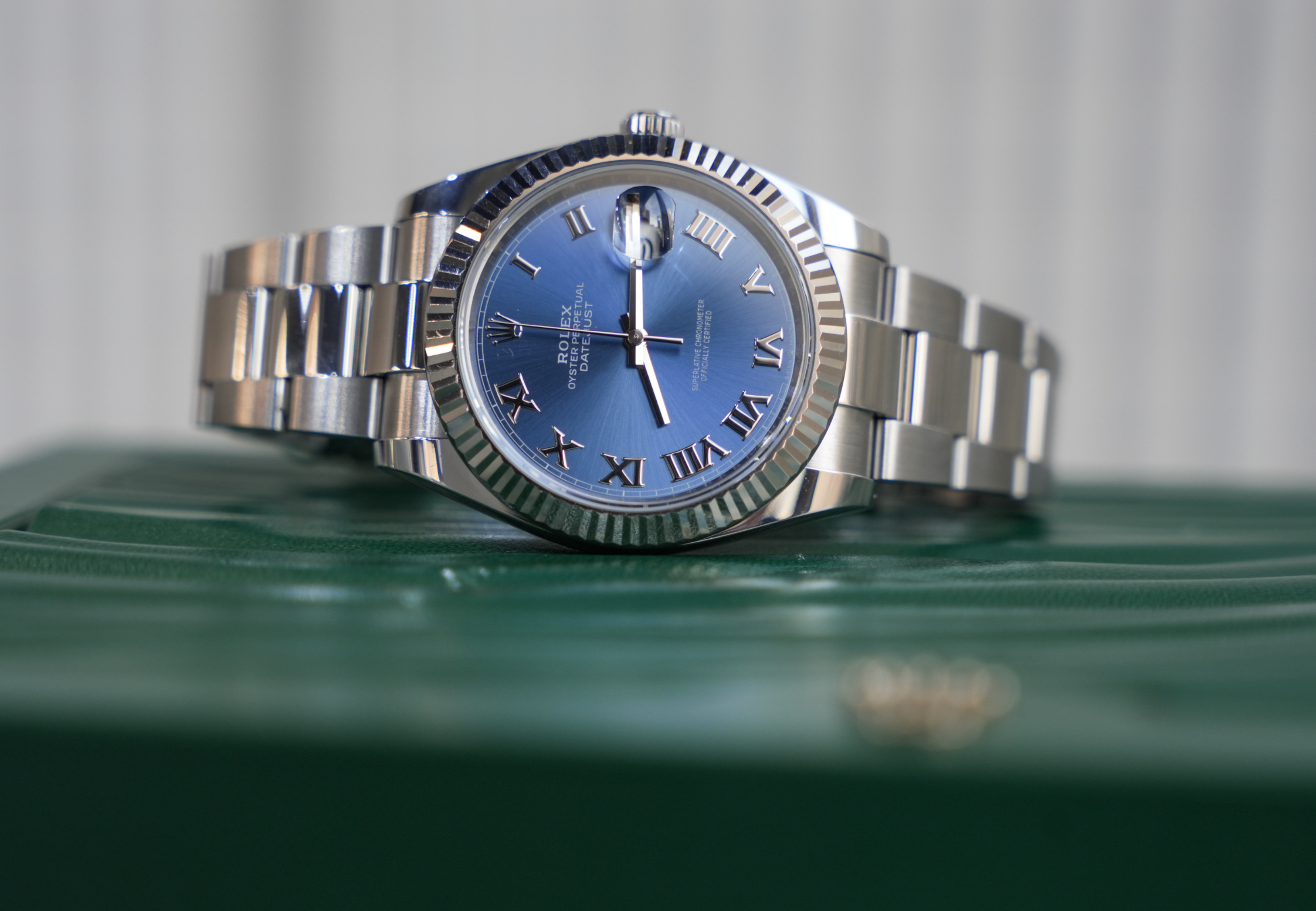 Rolex Datejust 126334 41mm Blue Roman Numerals Dial