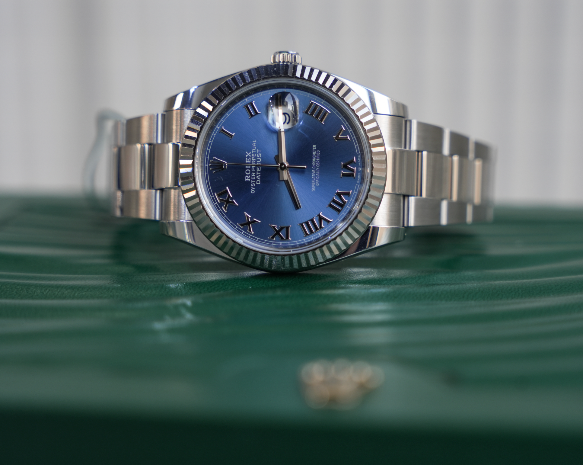 Rolex Datejust 126334 41mm Blue Roman Numerals Dial