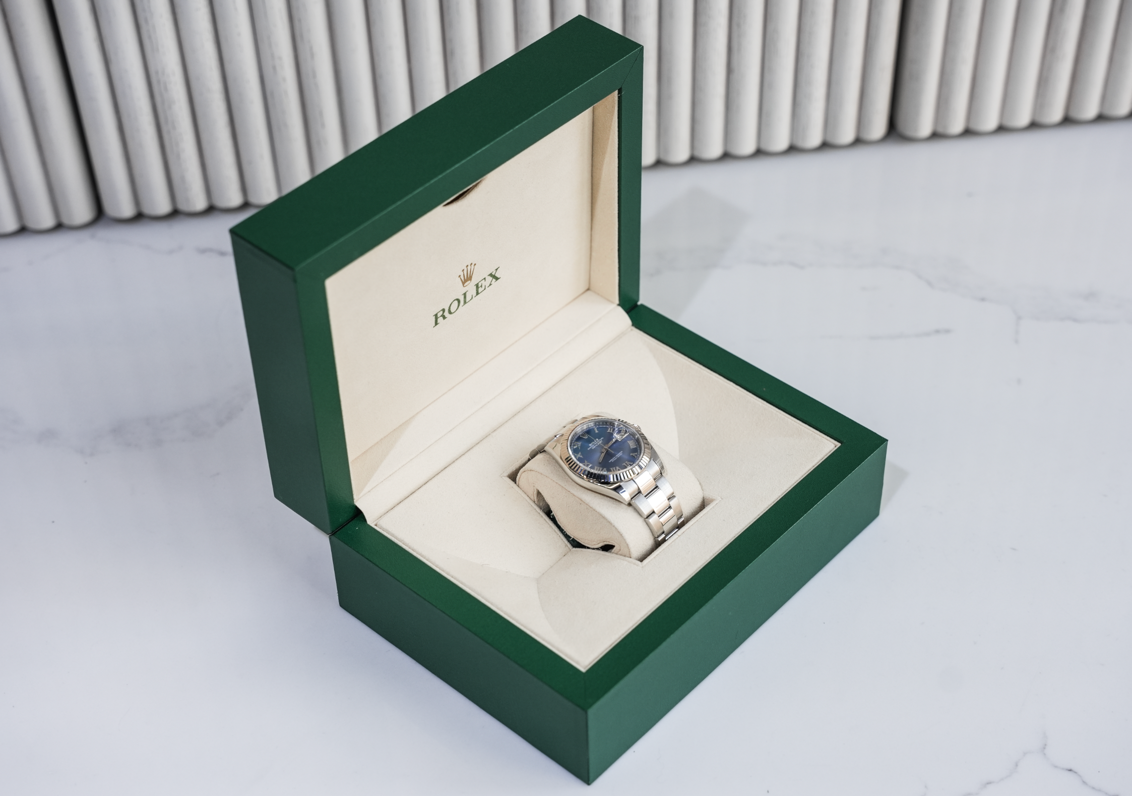 Rolex Datejust 126334 41mm Blue Roman Numerals Dial