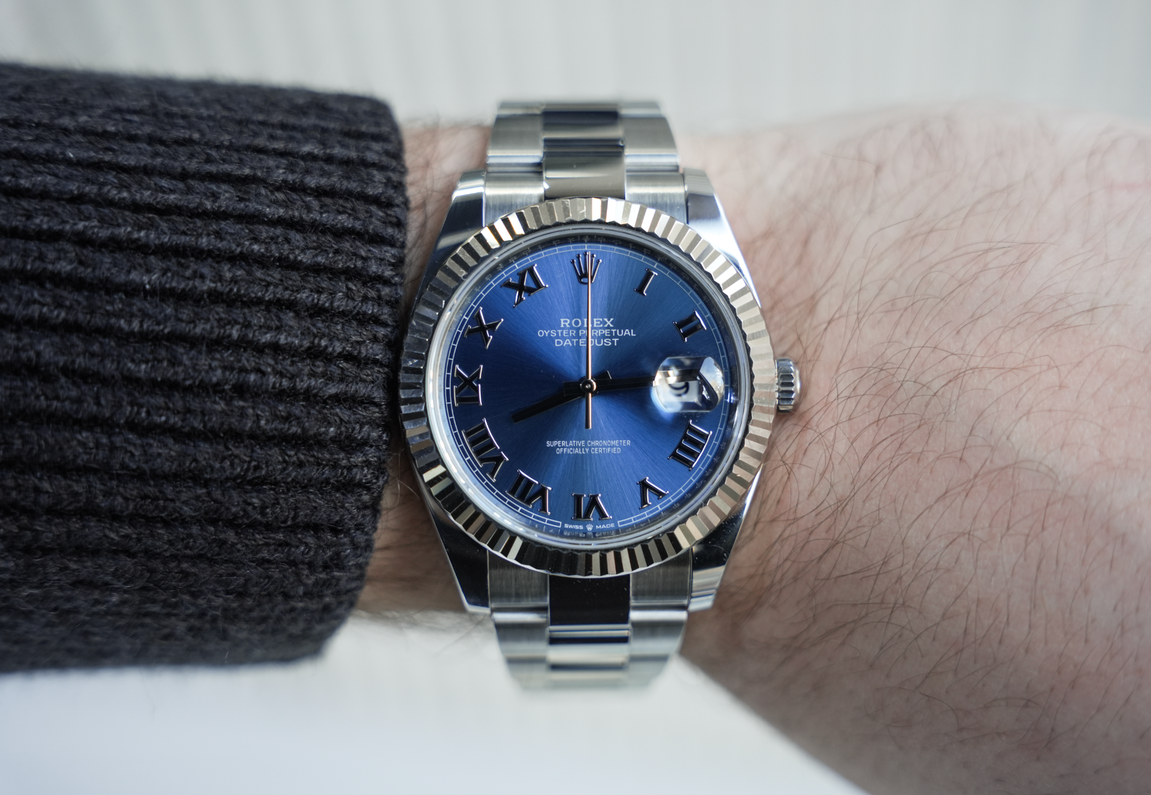Rolex Datejust 126334 41mm Blue Roman Numerals Dial-Rolex-JD Watches NY