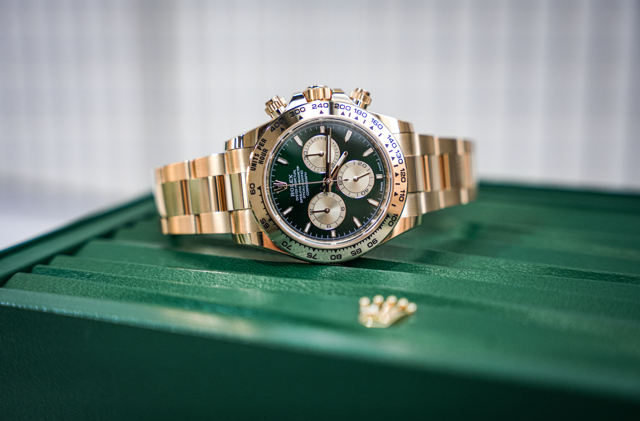 Pre-Owned Rolex Daytona 116508 40mm Green Dial | JD Watches NY Pre-Owned Rolex Daytona 116508 40mm Green Dial | JD Watches NY