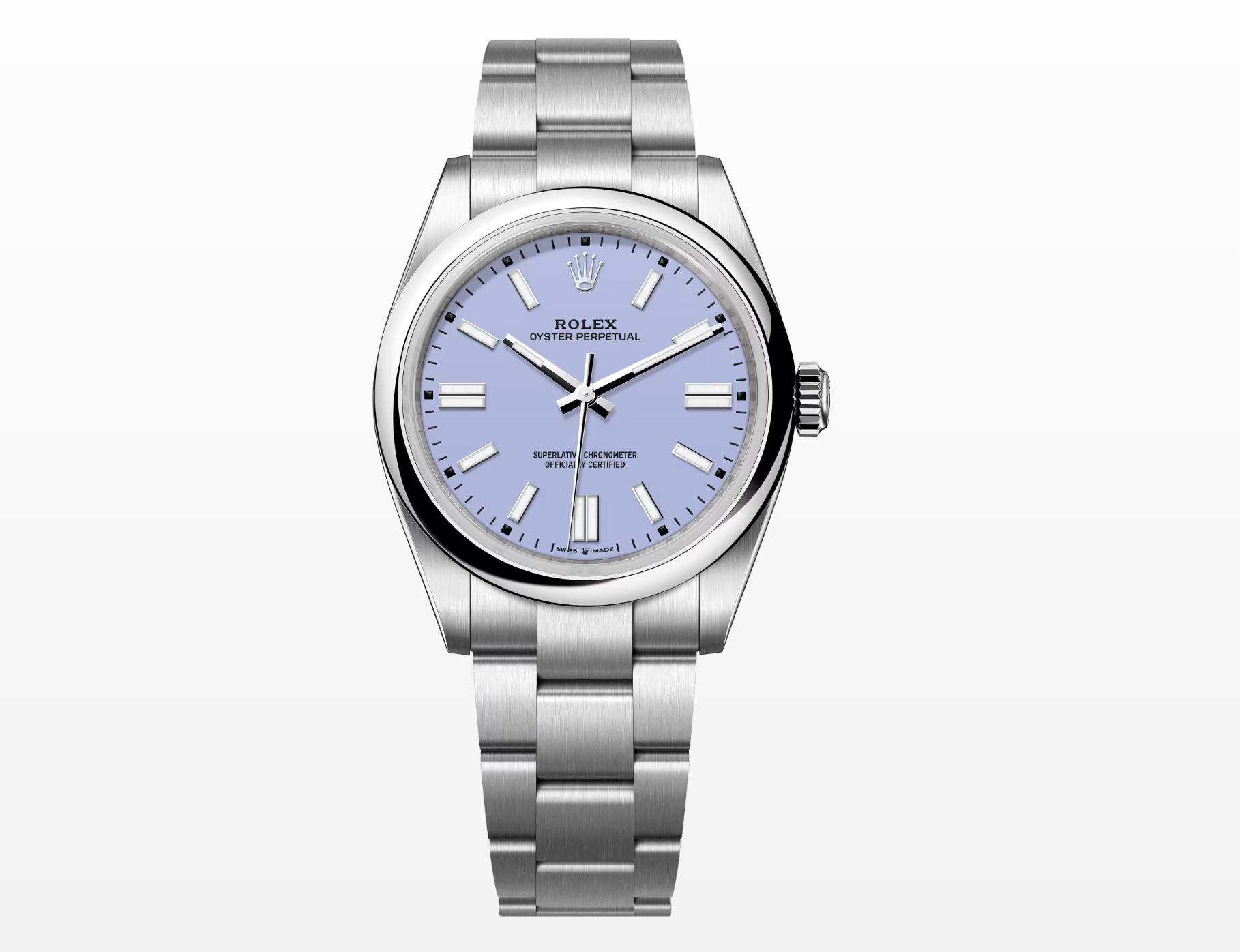 Rolex Oyster Perpetual 41 Lavender Dial Oystersteel 41mm Automatic Watch Ref. 134300