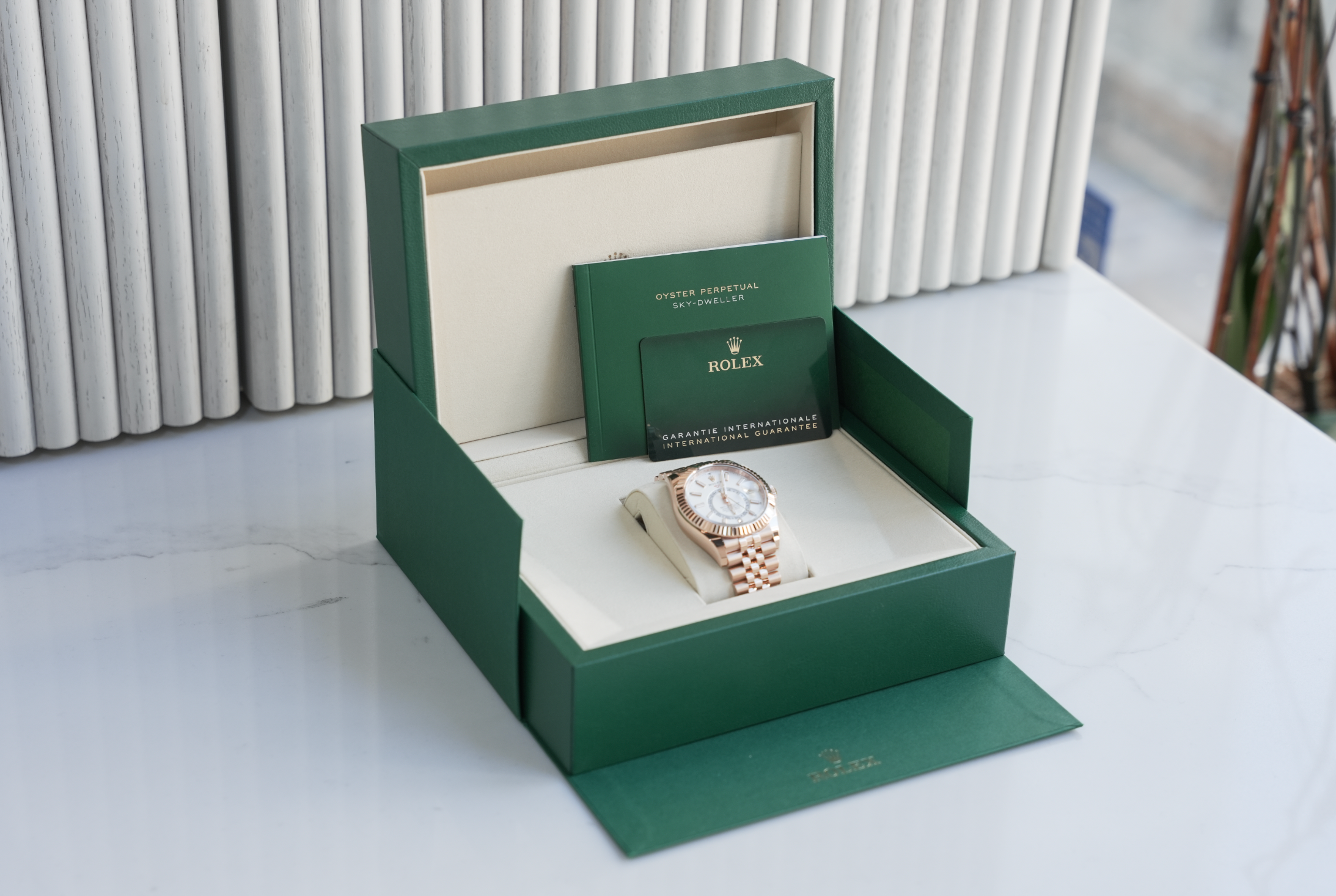 Rolex Sky-Dweller 42mm Everose Gold – White Dial – Ref. 336935 (Jubilee Bracelet)