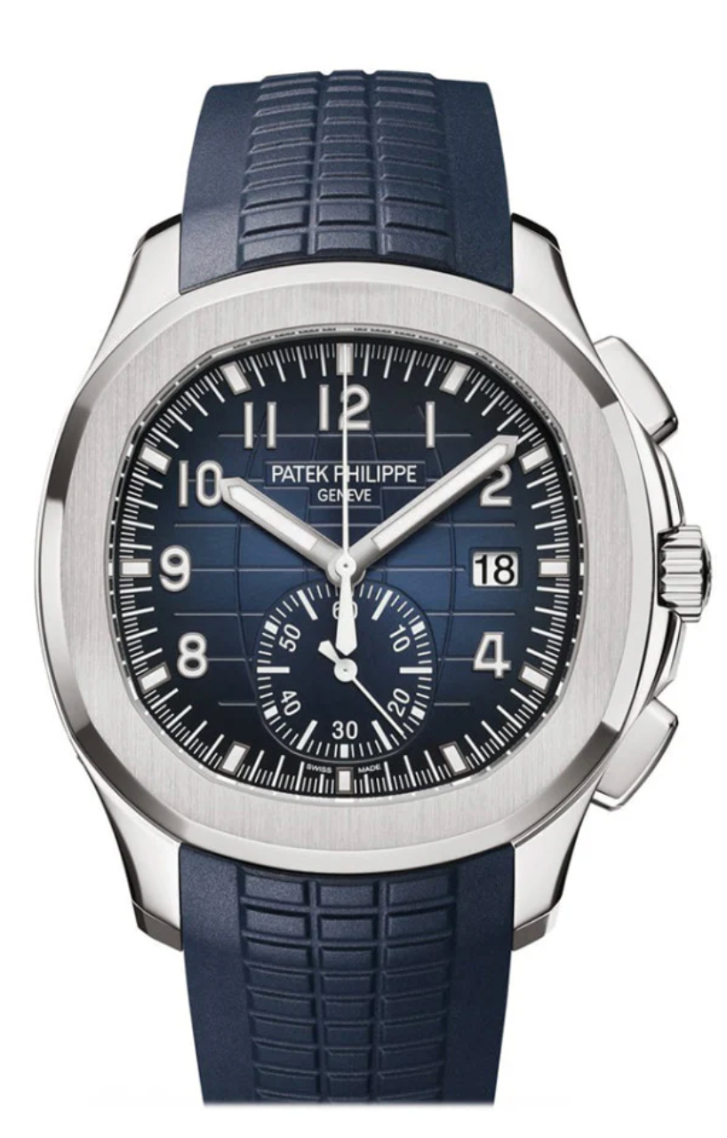 Patek Philippe Aquanaut Chronograph 5968G Blue Dial White Gold