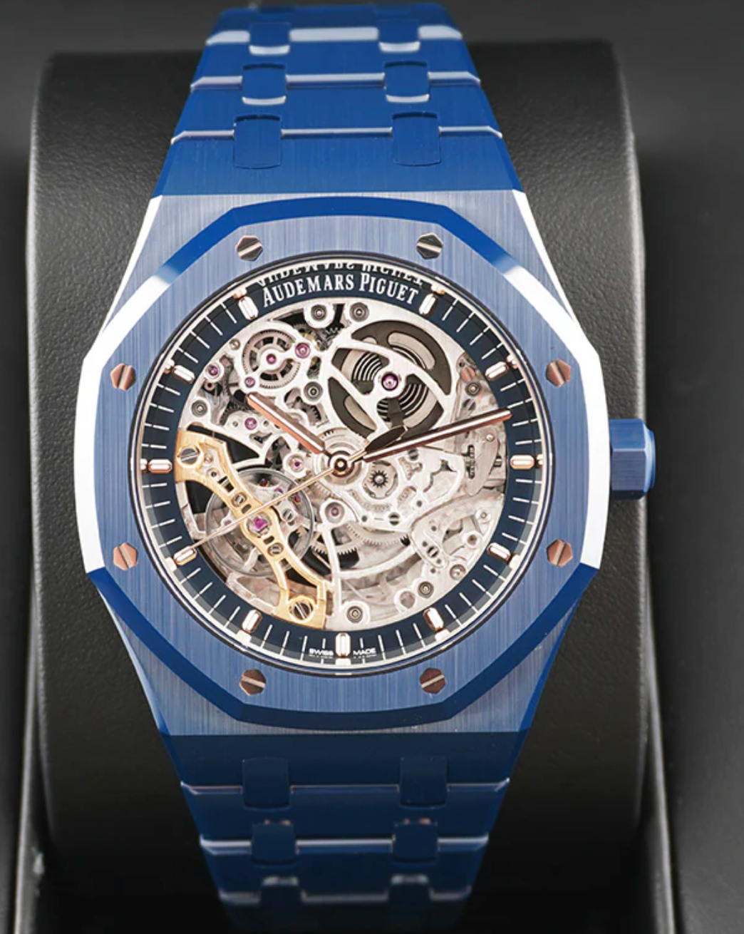 Audemars Piguet Royal Oak Double Balance Wheel Openworked Blue Ceramic 15416CD.OO.1225CD.01