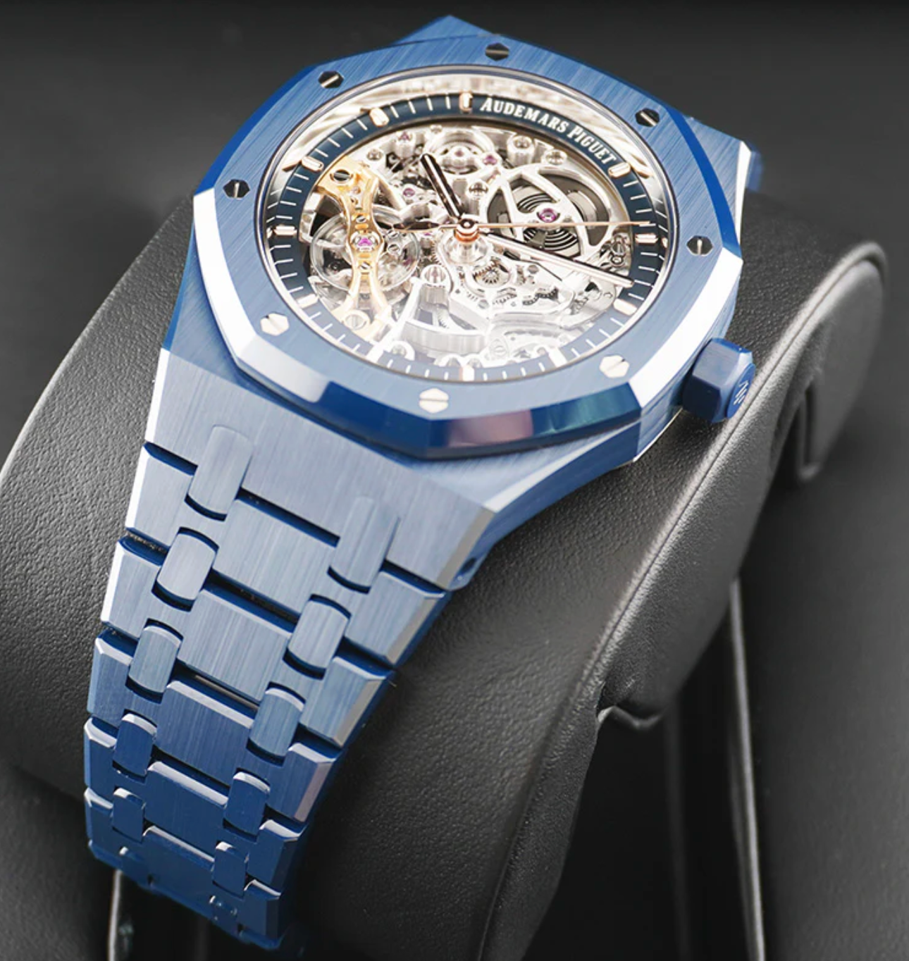 Audemars Piguet Royal Oak Double Balance Wheel Openworked Blue Ceramic 15416CD.OO.1225CD.01