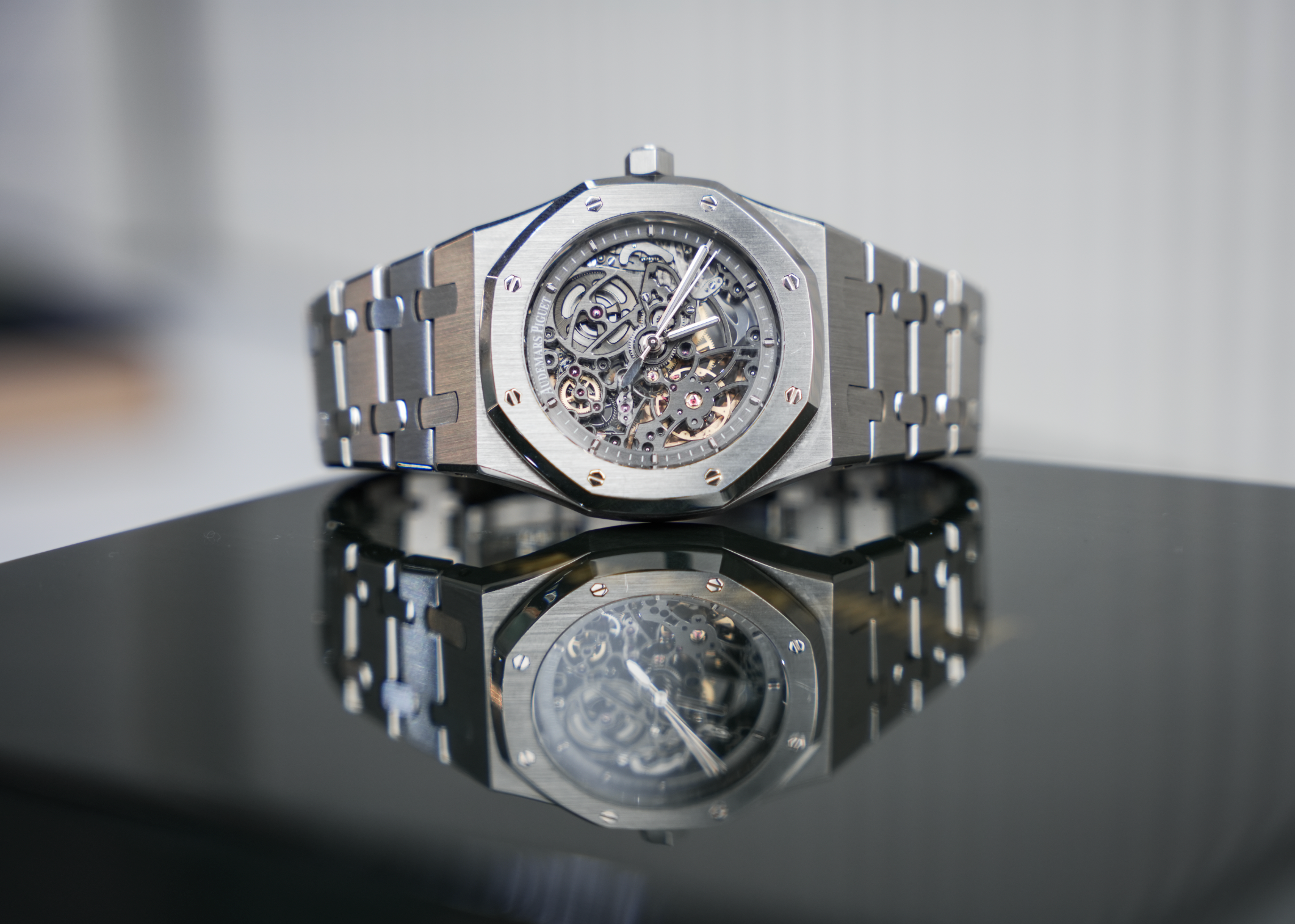Audemars Piguet Royal Oak Openworked 39mm Steel Skeleton Dial 15305ST