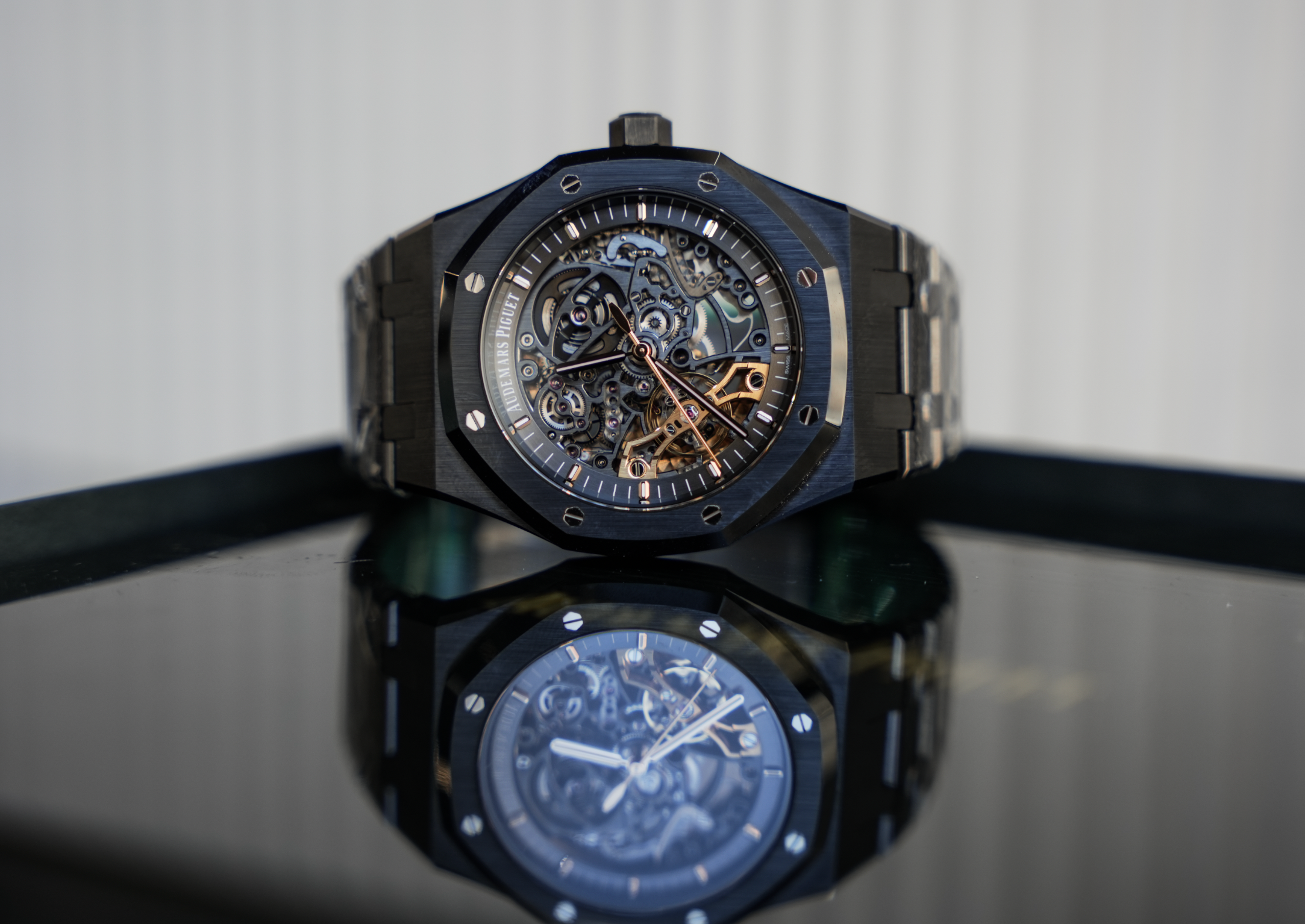 Audemars Piguet Royal Oak 15416CE Black Ceramic Skeleton Double Balance Wheel 41MM