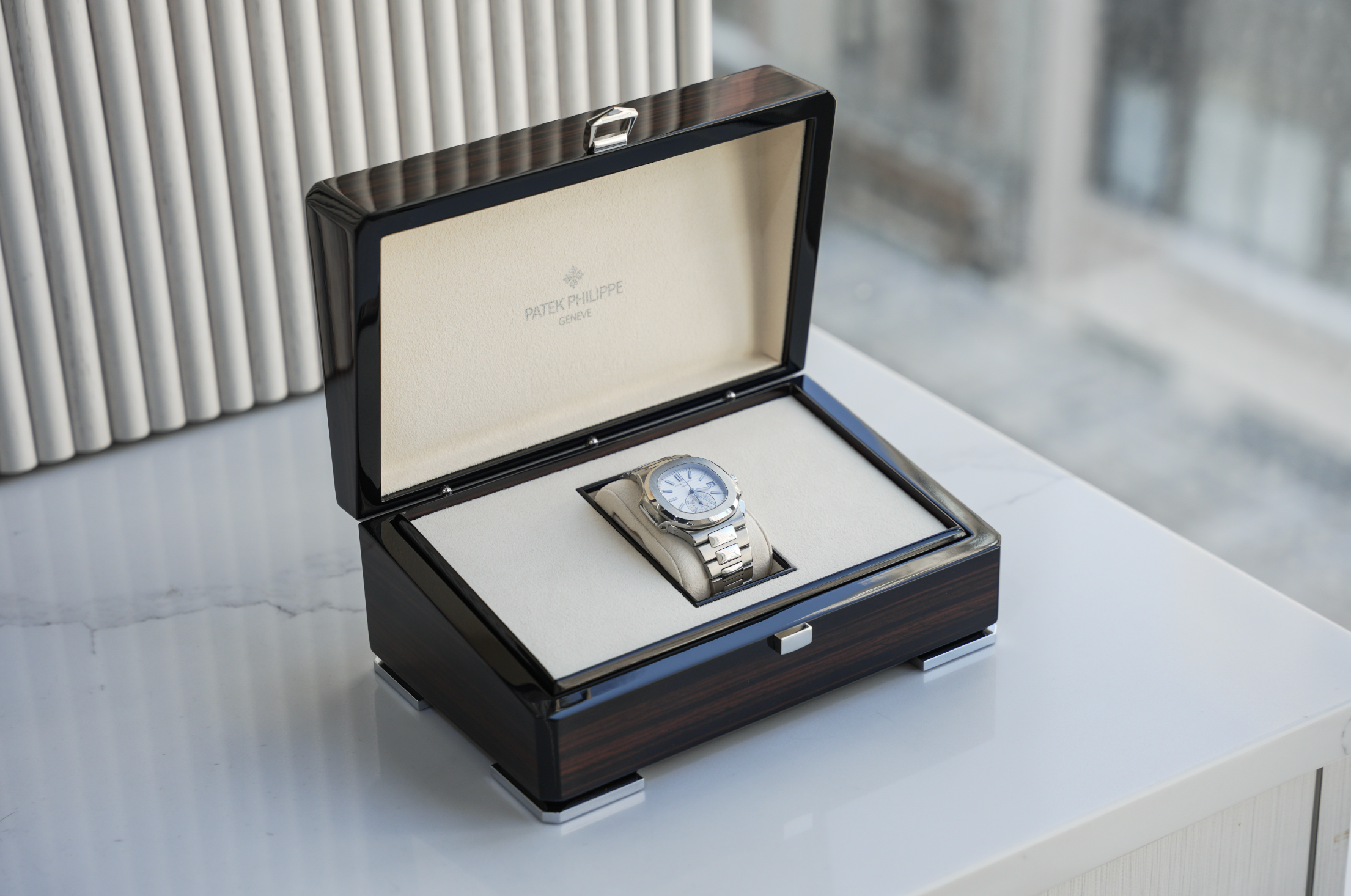 Patek Philippe Nautilus Chronograph 5980/1A-019 White Dial 40.5mm Stainless Steel