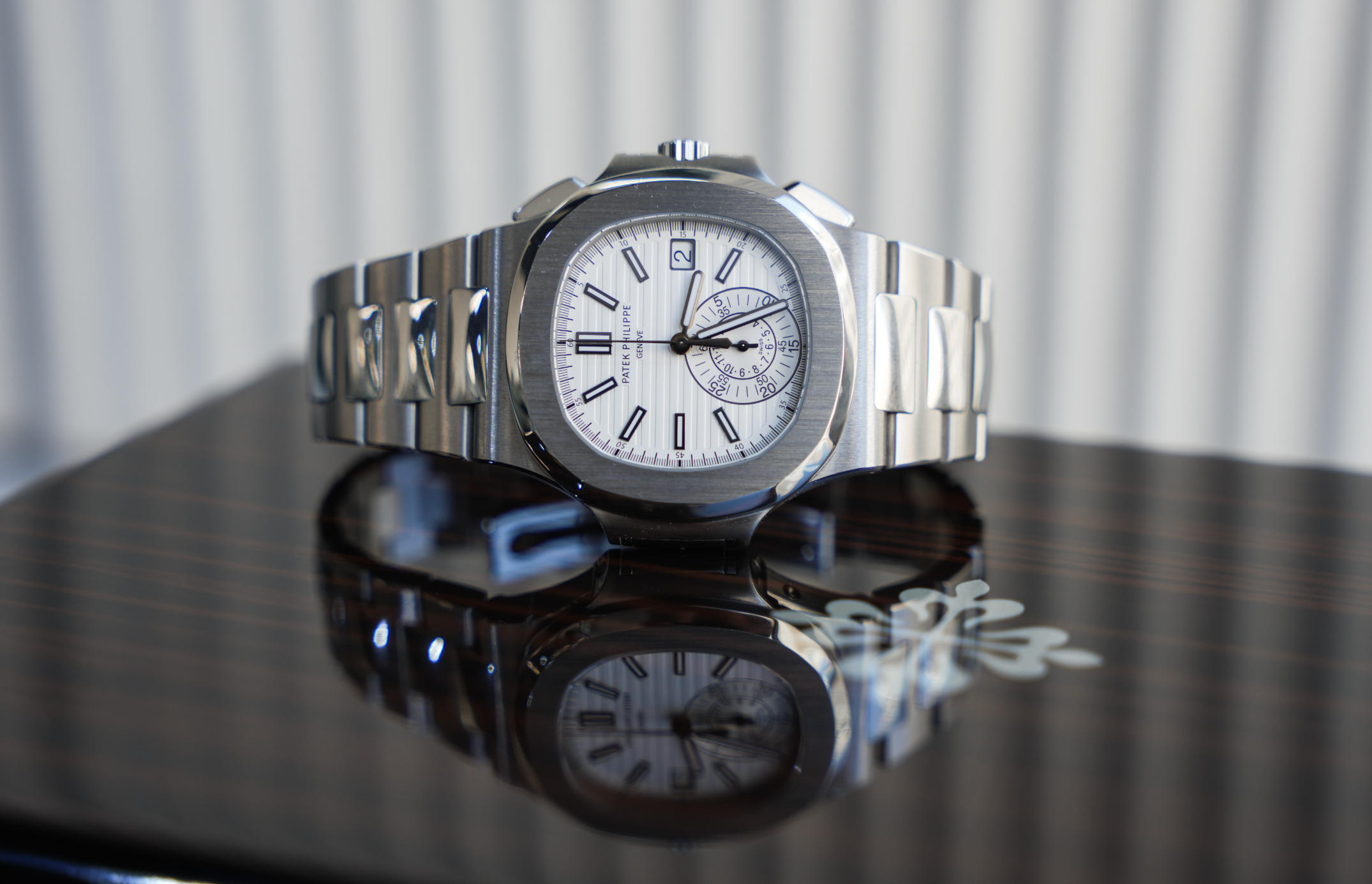 Patek Philippe Nautilus Chronograph 5980/1A-019 White Dial 40.5mm Stainless Steel