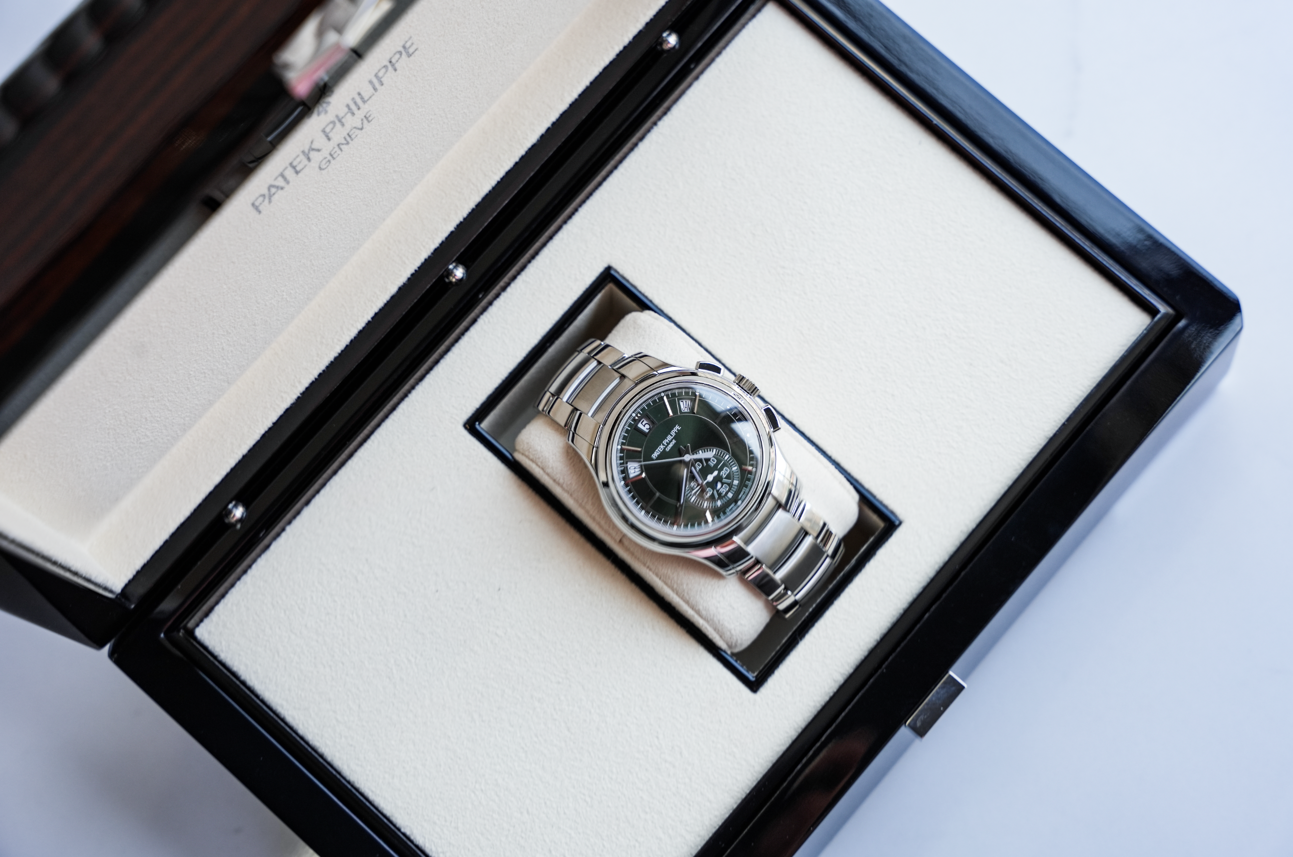 Patek Philippe Complications Flyback Chronograph Annual Calendar 5905/1A-001 42MM Green Dial