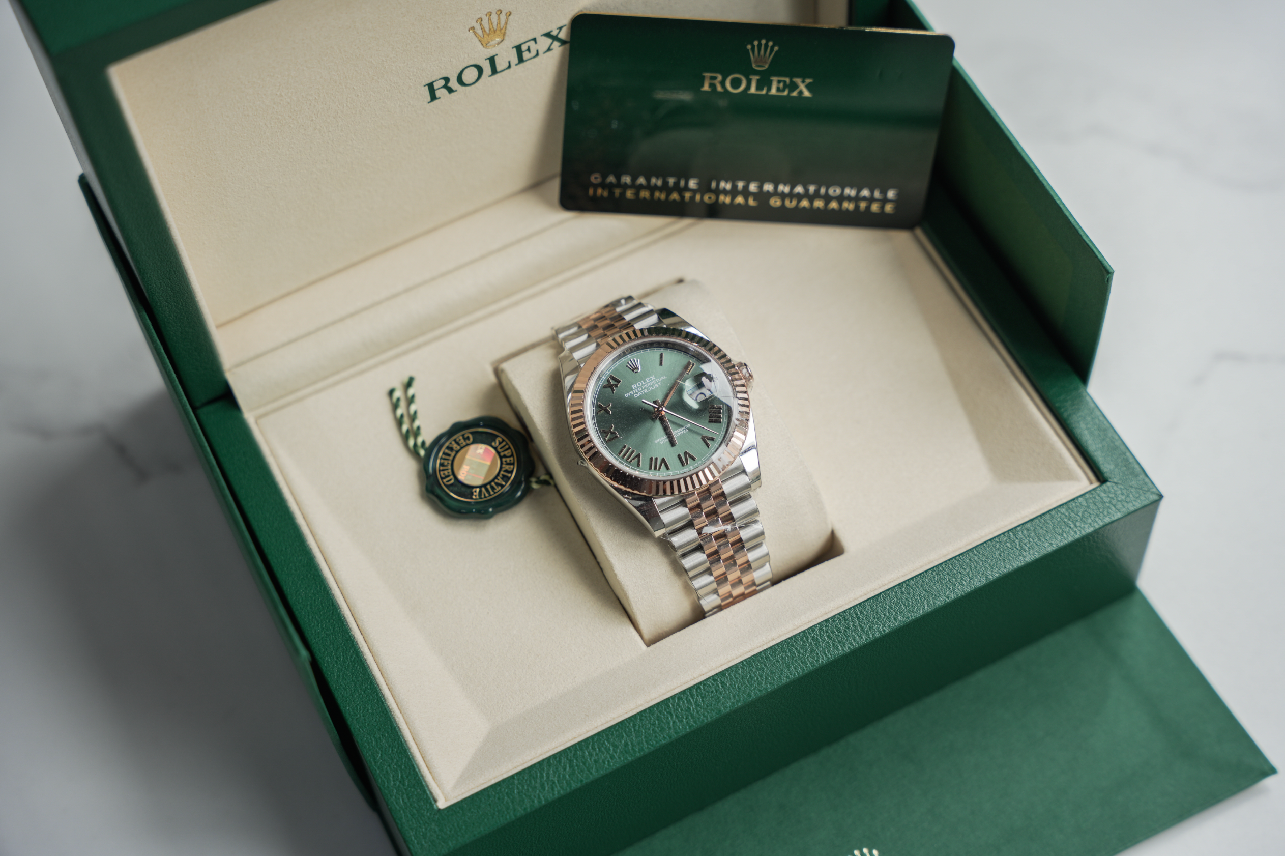 Rolex Datejust 41 Everose Rolesor Mint Green Dial Jubilee Bracelet 126331-0022 – 2026 New Release