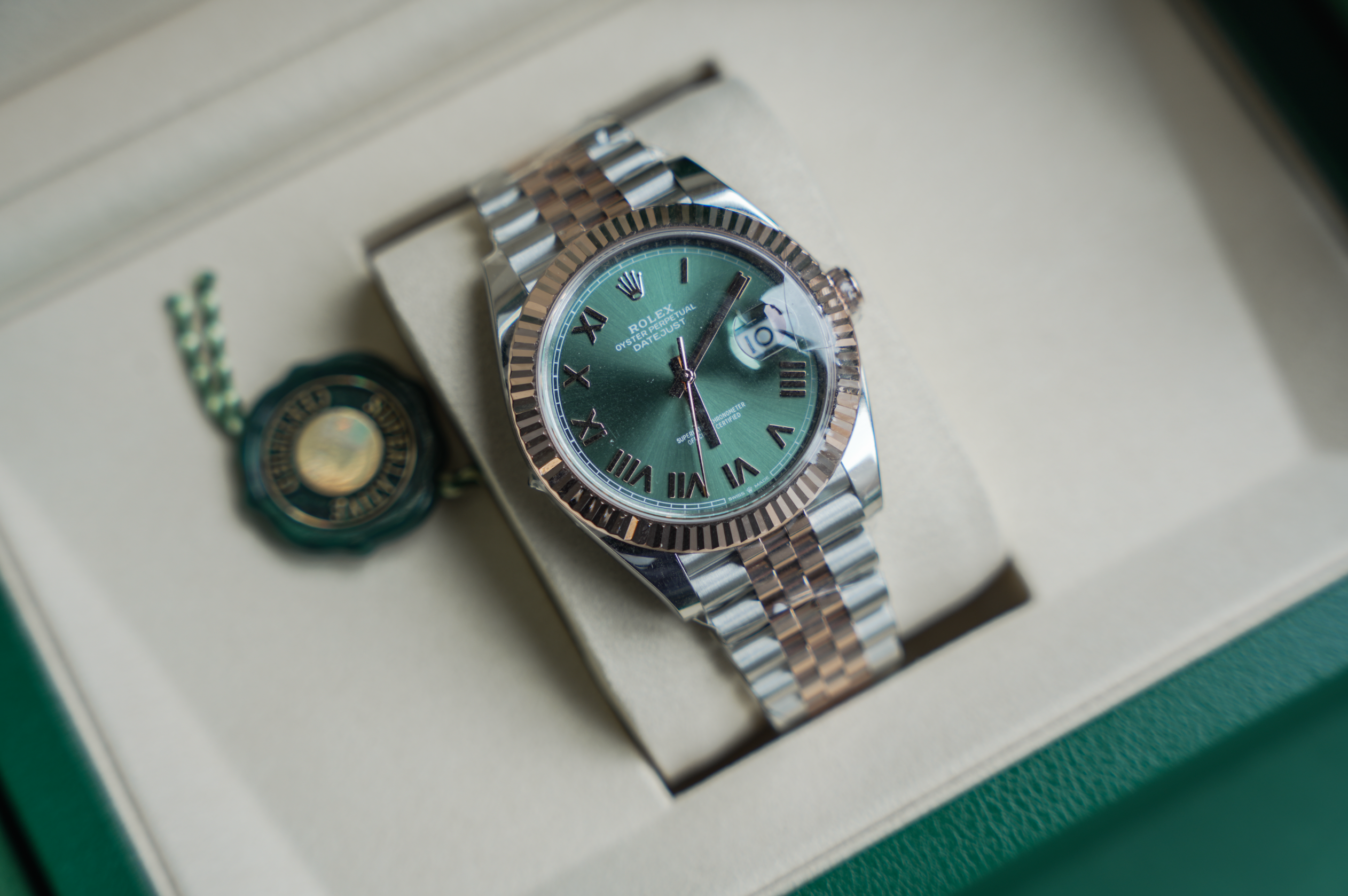 Rolex Datejust 41 Everose Rolesor Mint Green Dial Jubilee Bracelet 126331-0022 – 2026 New Release