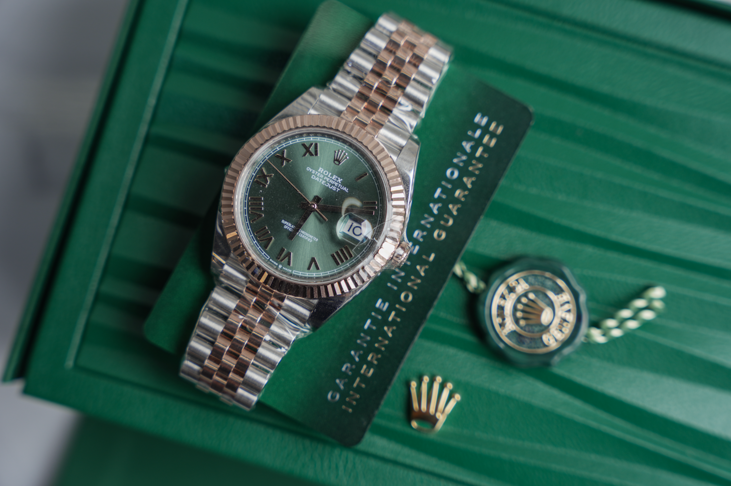 Rolex Datejust 41 Everose Rolesor Mint Green Dial Jubilee Bracelet 126331-0022 – 2026 New Release