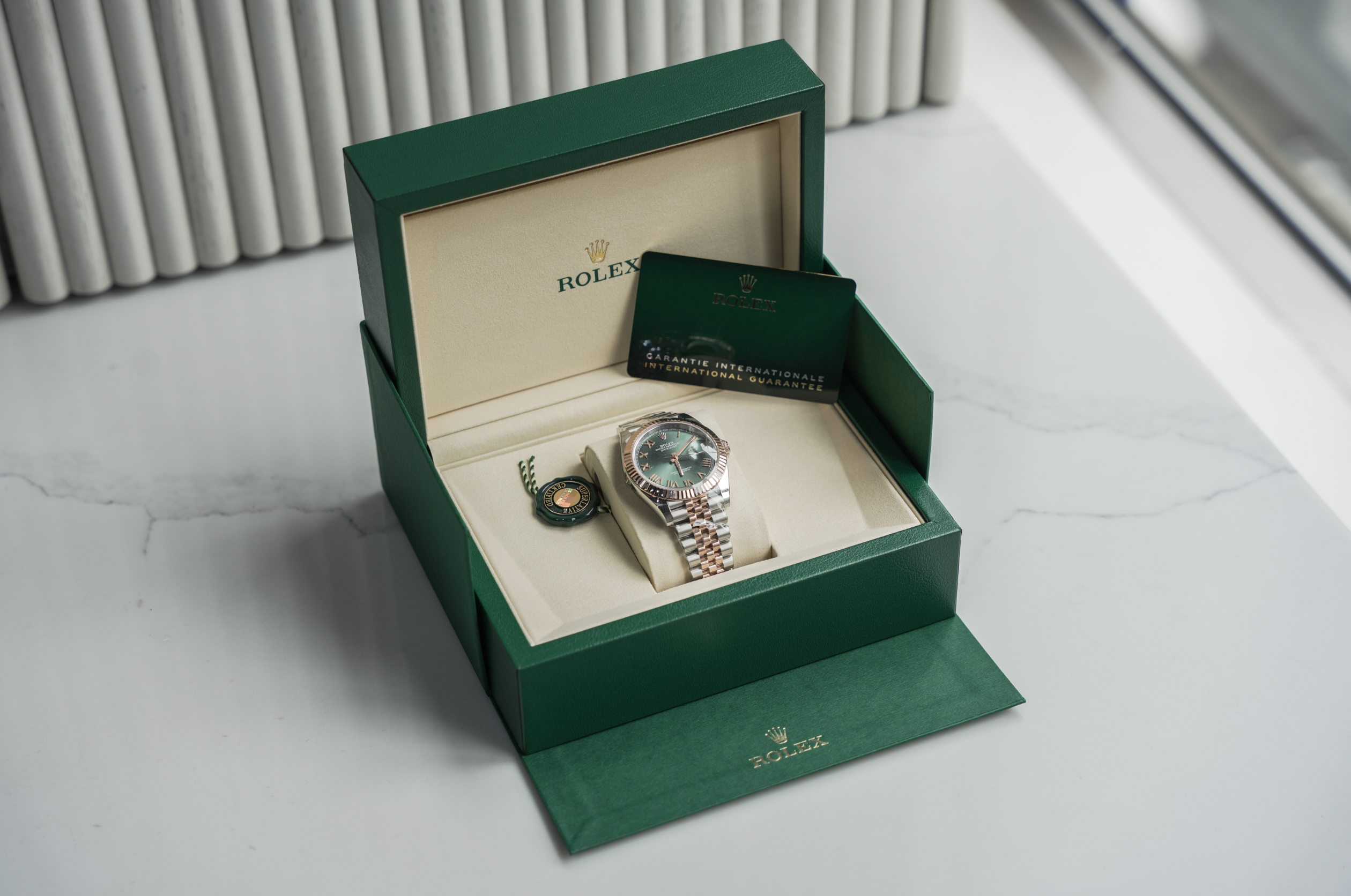Rolex Datejust 41 Everose Rolesor Mint Green Dial Jubilee Bracelet 126331-0022 – 2026 New Release