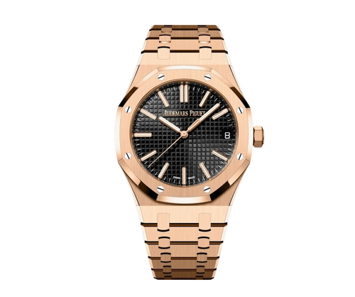 Audemars Piguet Royal Oak Selfwinding 41mm 18K Rose Gold Black Dial | 15510OR.OO.1320OR.04