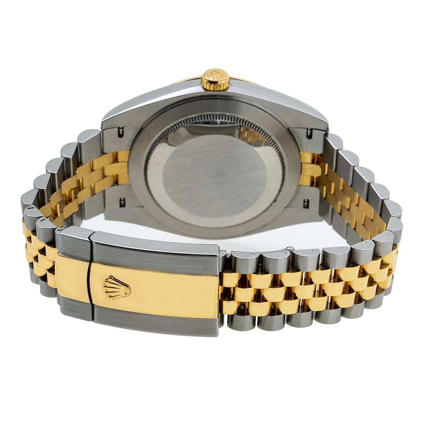 Rolex Datejust 41MM 126333 Silver Dial Fluted Bezel Two-Tone Yellow Gold Jubilee Bracelet