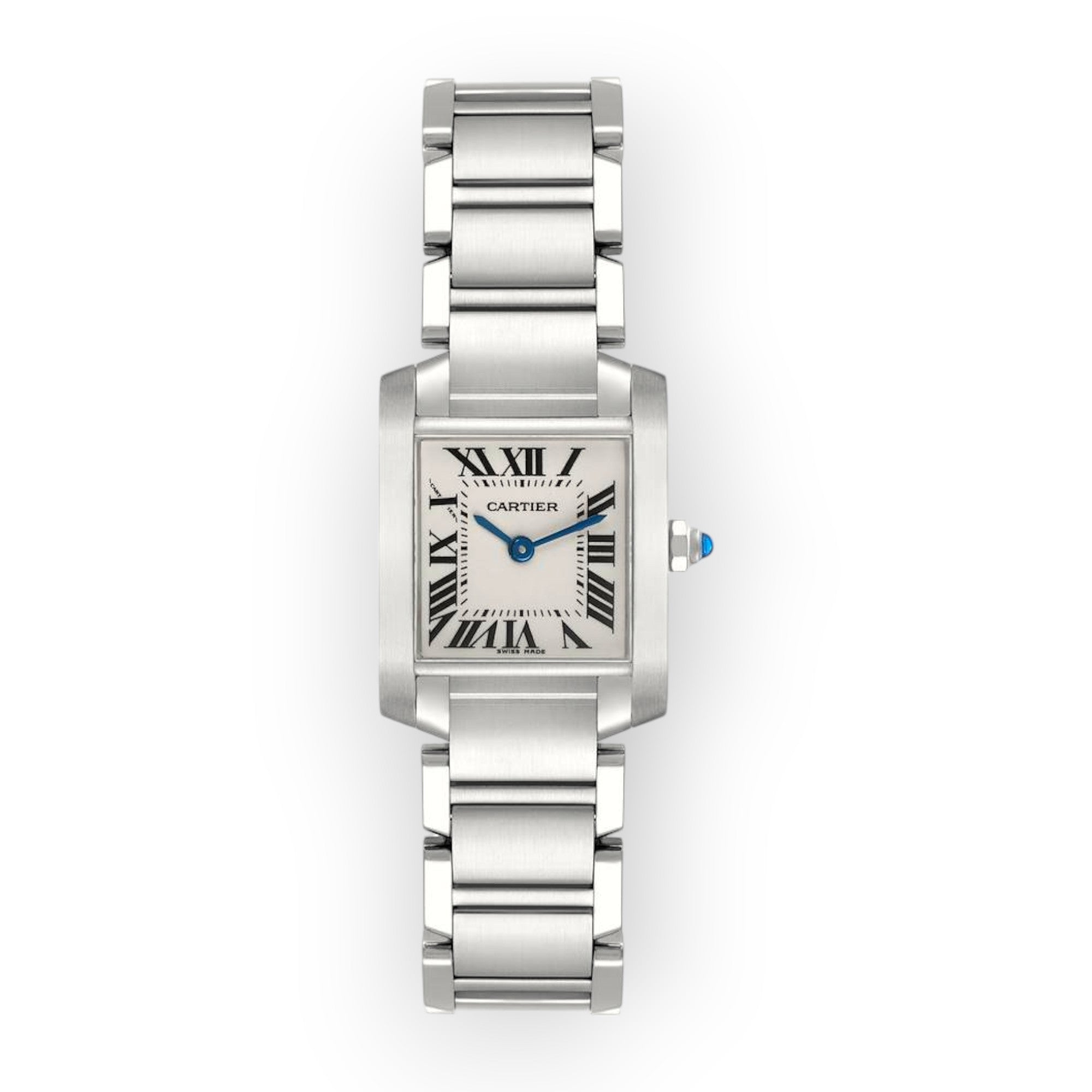 Cartier Tank Francaise Small Watch W51008Q3 25mm White Dial