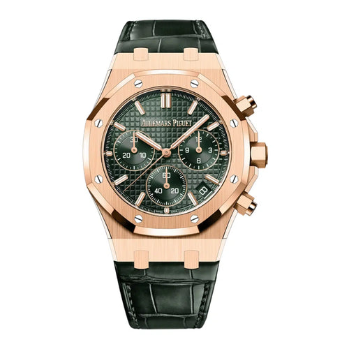 Audemars Piguet Royal Oak Chronograph 26240OR.OO.D404CR.01 Green Dial “50th Anniversary” Rose Gold