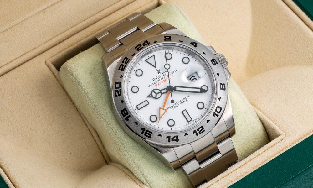 Rolex Explorer II 42MM Polar 216570 – White Dial Stainless Steel Oyster Bracelet