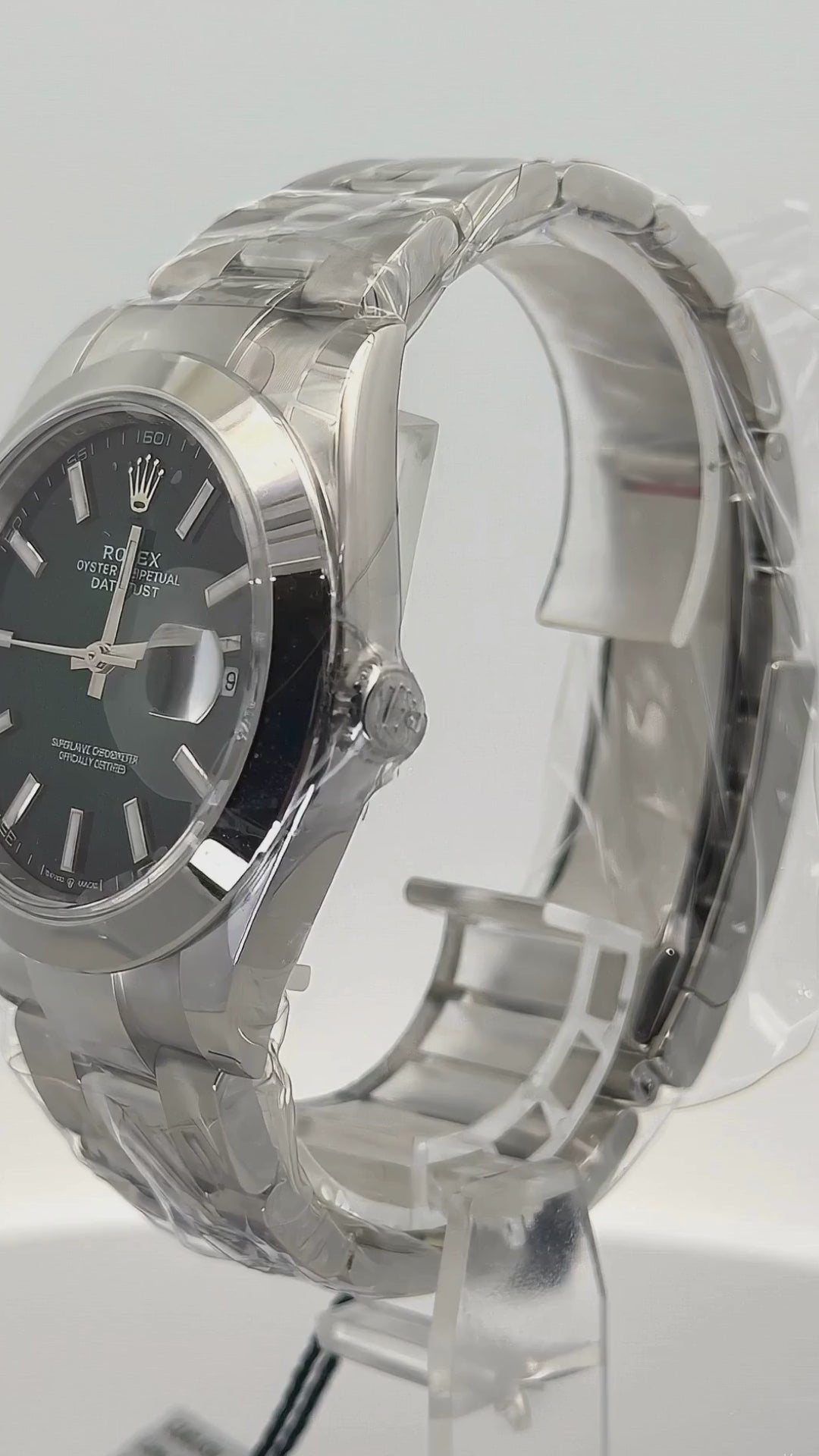 Rolex 41mm Oyster Perpetual 126300 Ombre Green Dial Oyster Bracelet - 2026 Card