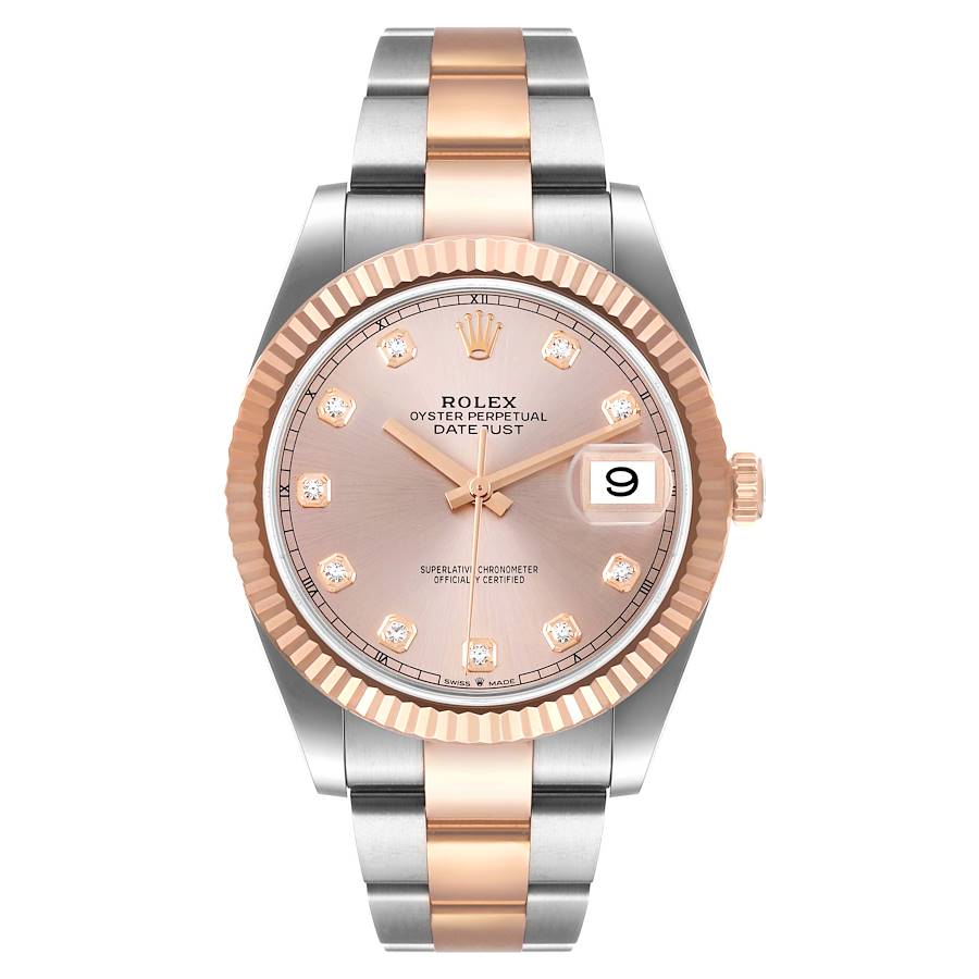 Rolex Datejust 41 Ref. 126331 – Stainless Steel & Everose Gold Sundust Dial Men’s Watch