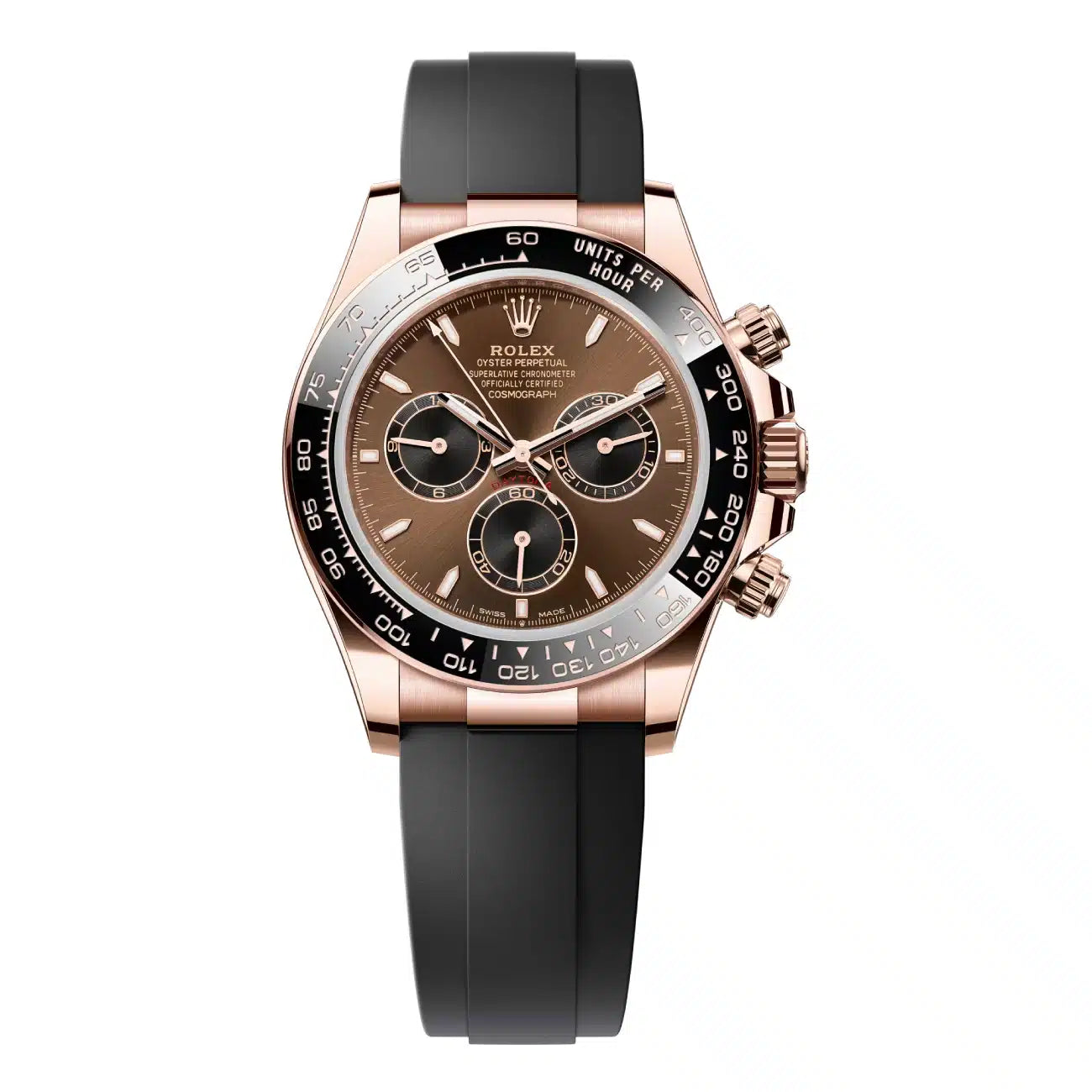 Rolex Cosmograph Daytona 126515LN Chocolate Dial 18K Everose Gold Oysterflex 40mm