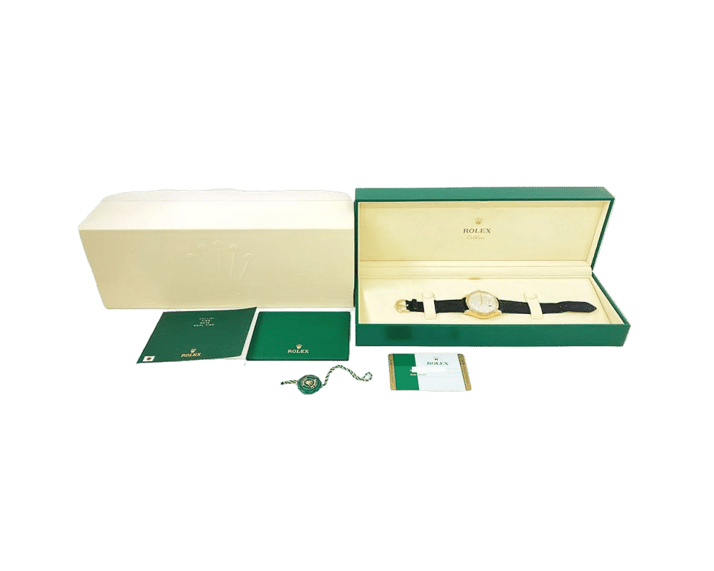 Rolex Cellini 50505 Everose Gold Pink Dial 39mm Leather Strap