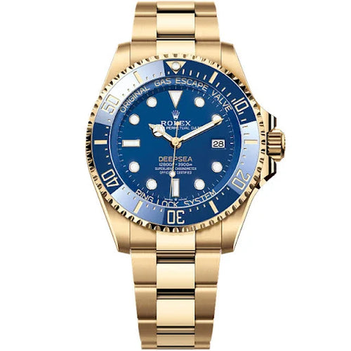 Rolex Deepsea 136668LB – 44mm Yellow Gold with Blue Dial