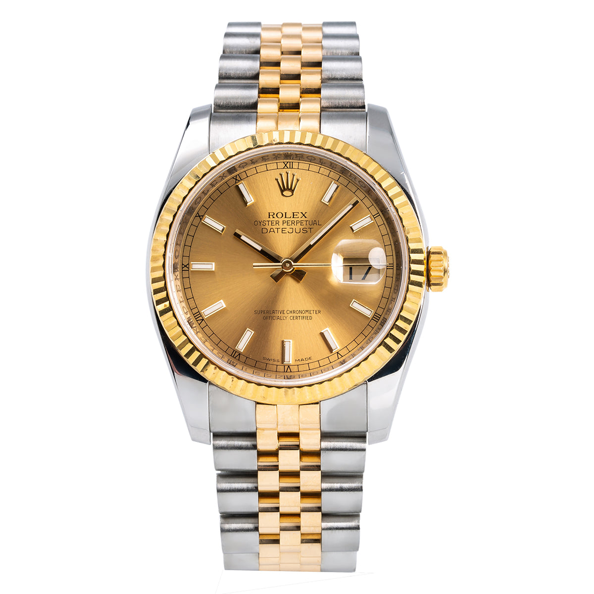 Rolex DateJust 116233 36mm Champagne Dial