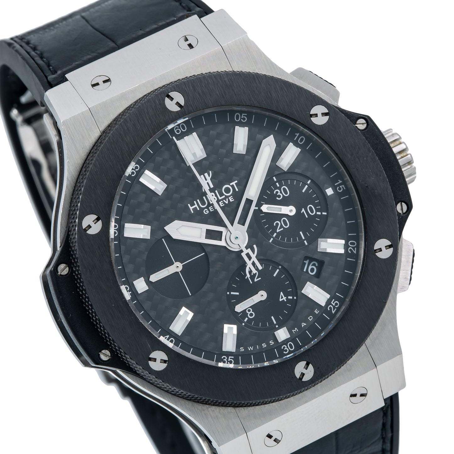 Hublot Big Bang 301.SM.1770.RX 44MM Black Dial With Leather Bracelet