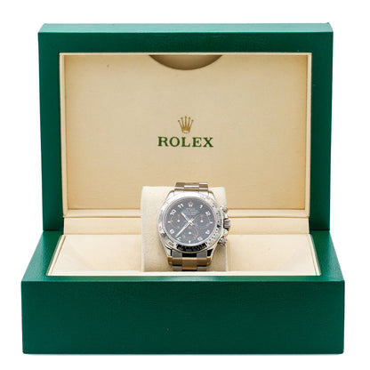 18K White Gold Rolex Daytona 116509 40MM Black Dial