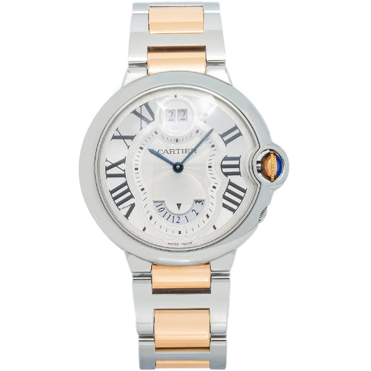 Cartier Ballon Bleu 3194 38MM Silver Dial With Two Tone Oyster Bracelet