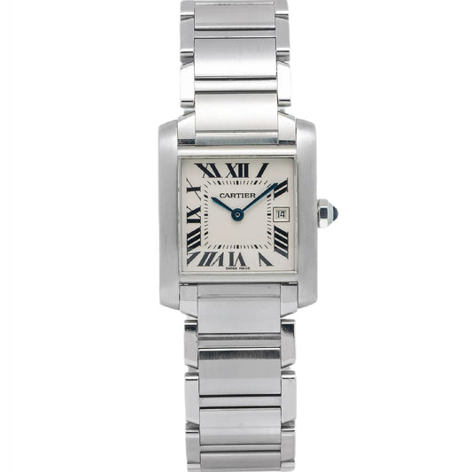 Cartier Tank Francaise W51002Q3 32MM White Dial