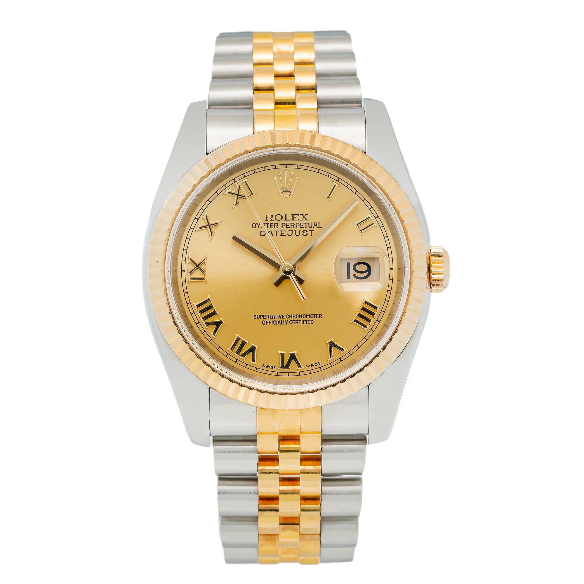 Rolex Datejust 116233 36MM Champagne Dial With Two Tone Jubilee Bracelet